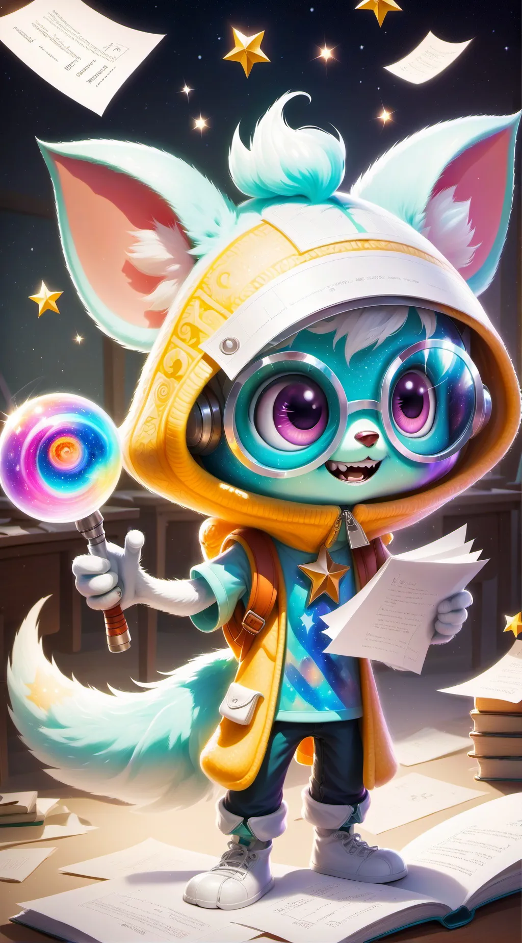 ai character: Zluun background