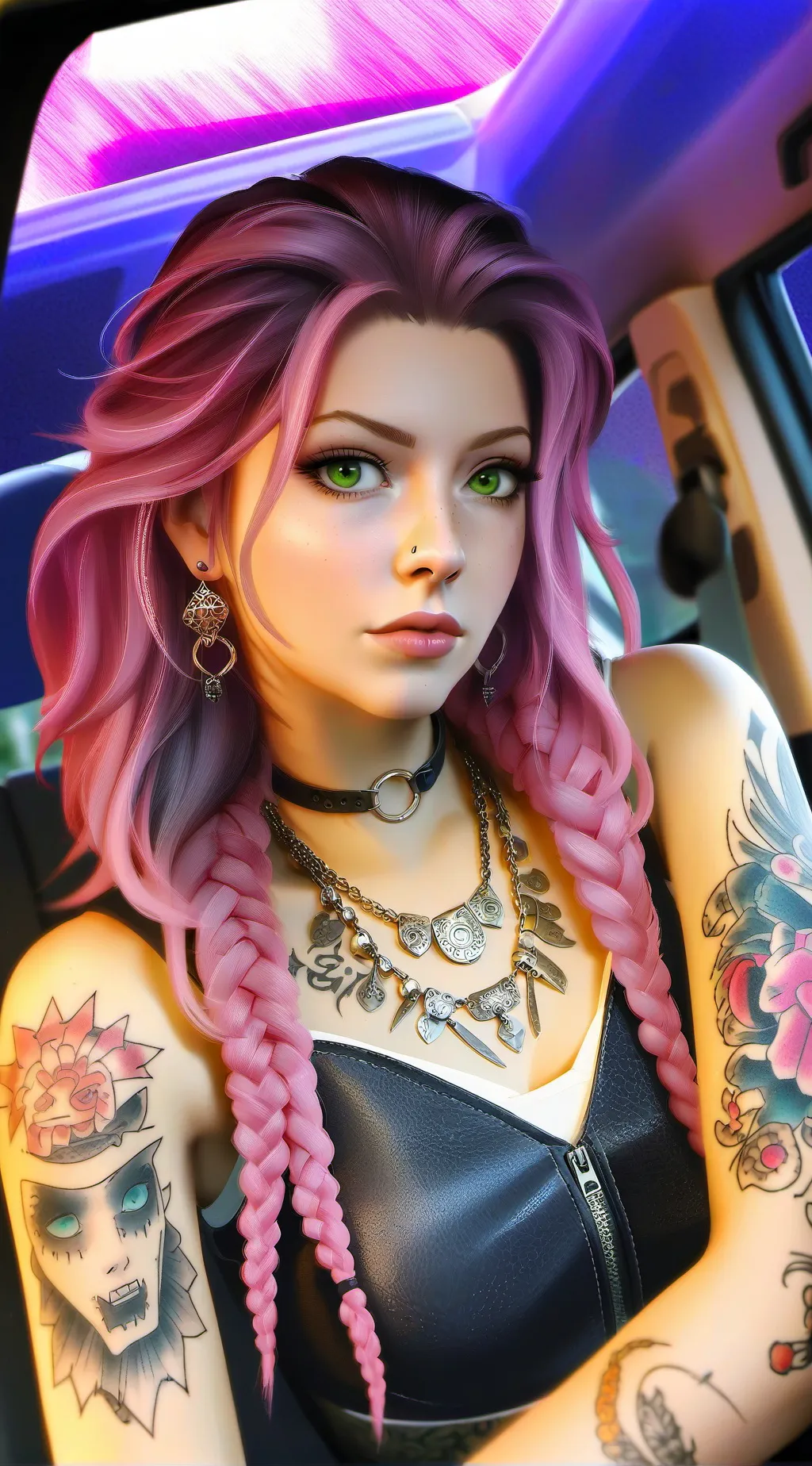 ai character: Lilith Vaughan  background