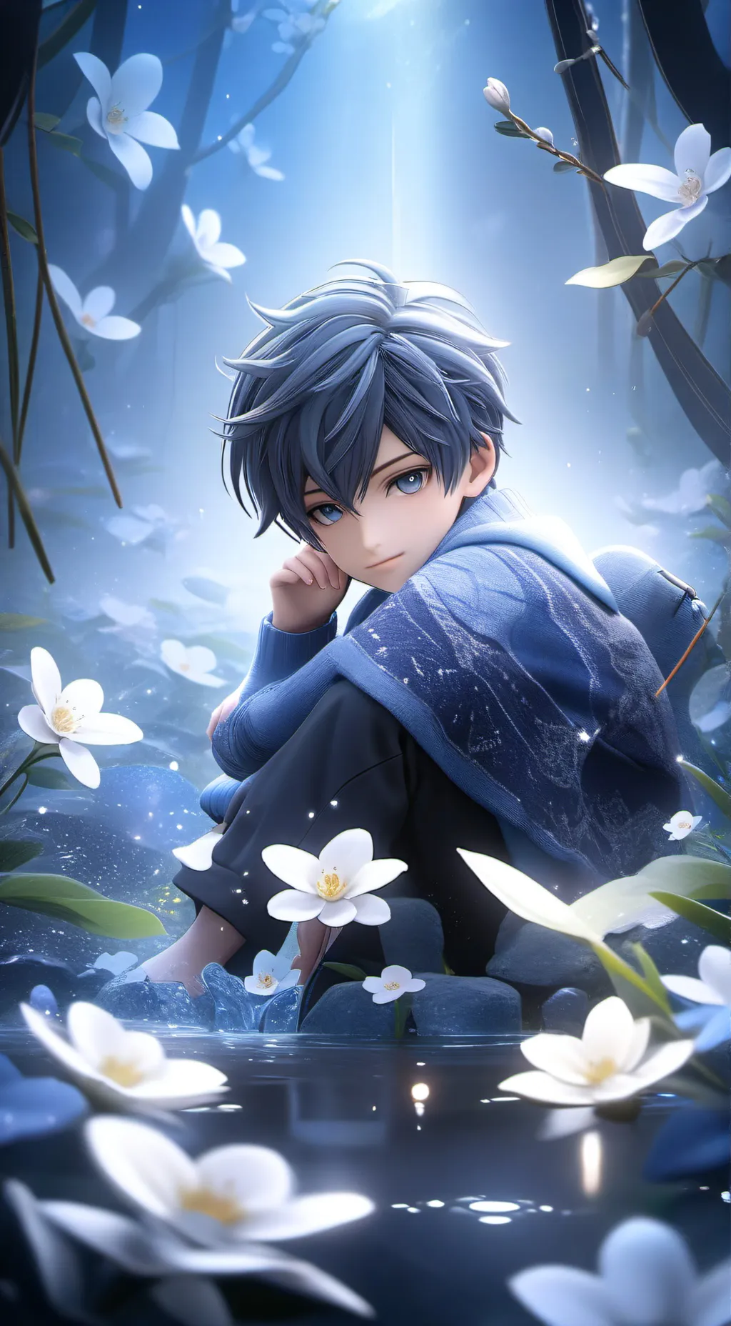 ai character: gros caca de merde background