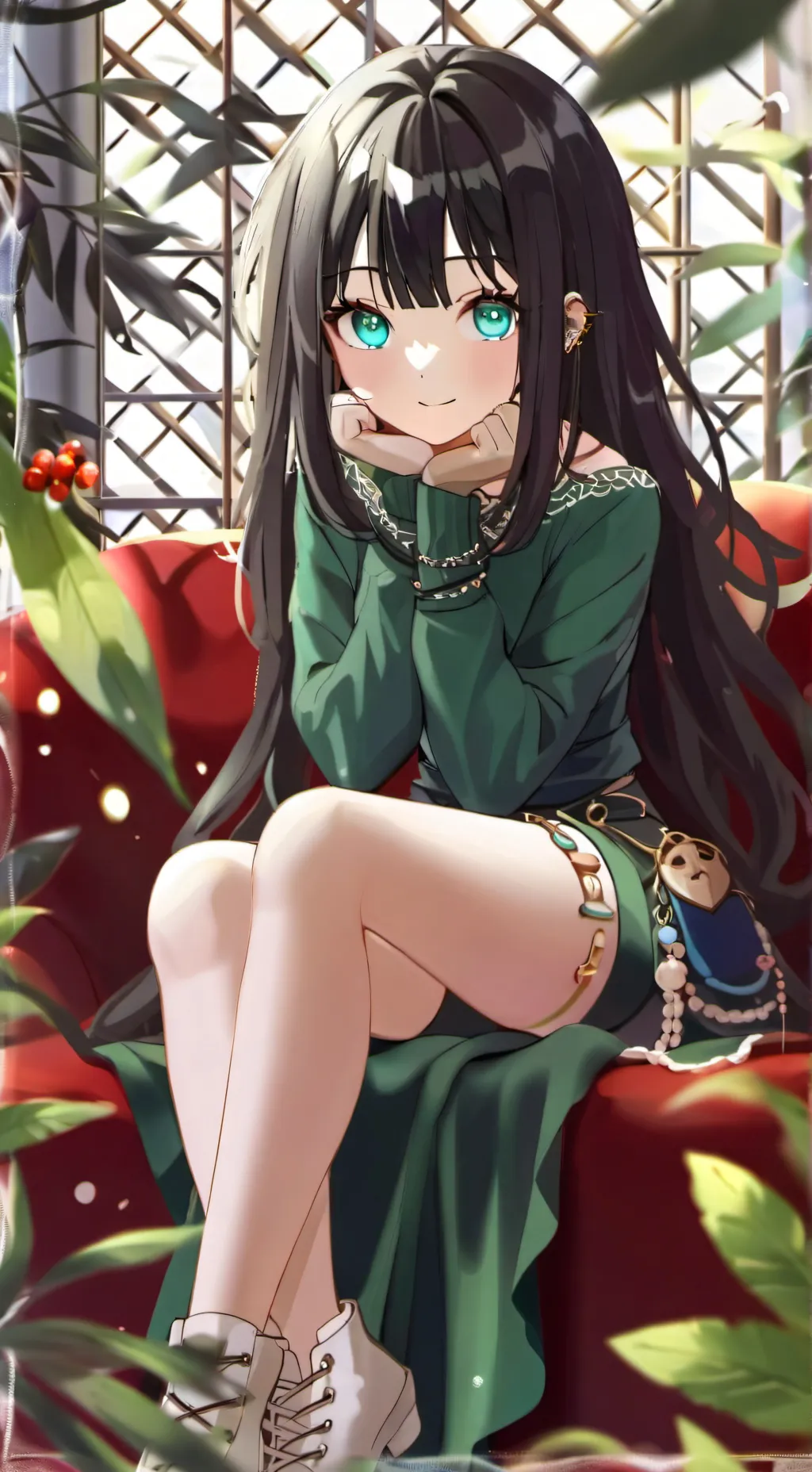 ai character: nettle girl background