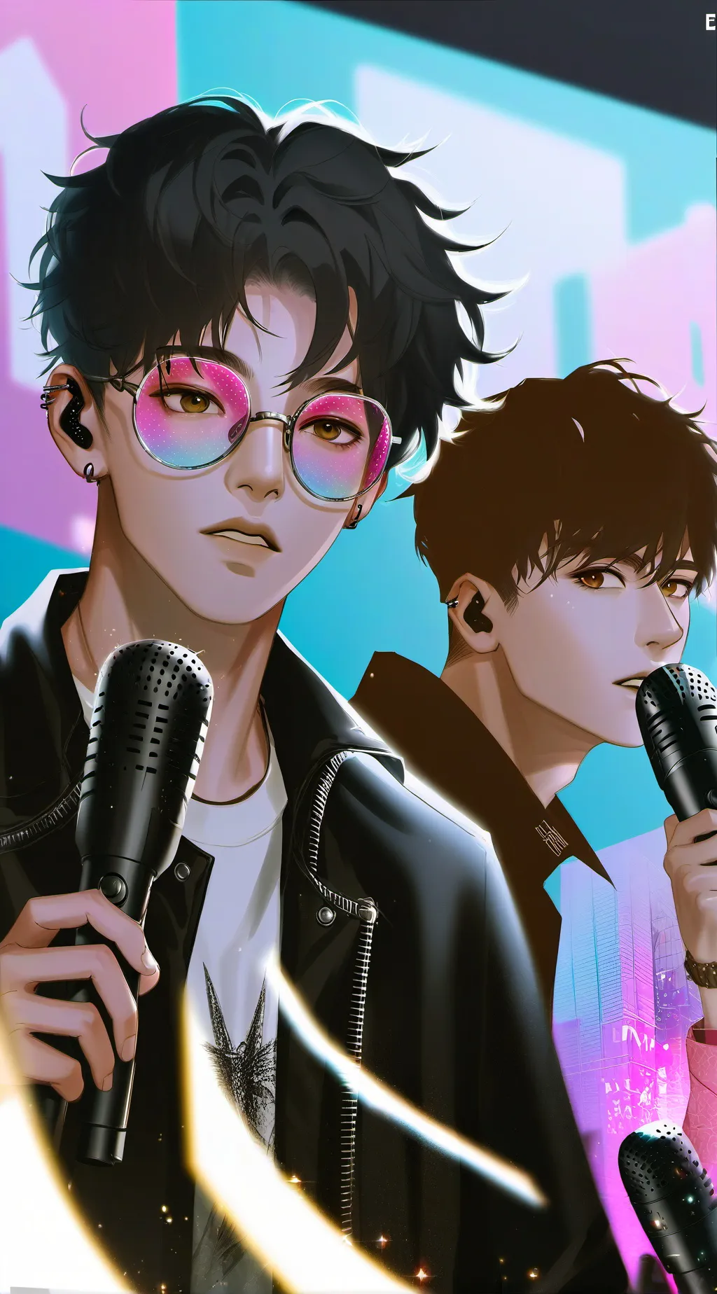 ai character: Harmonia's Beat background