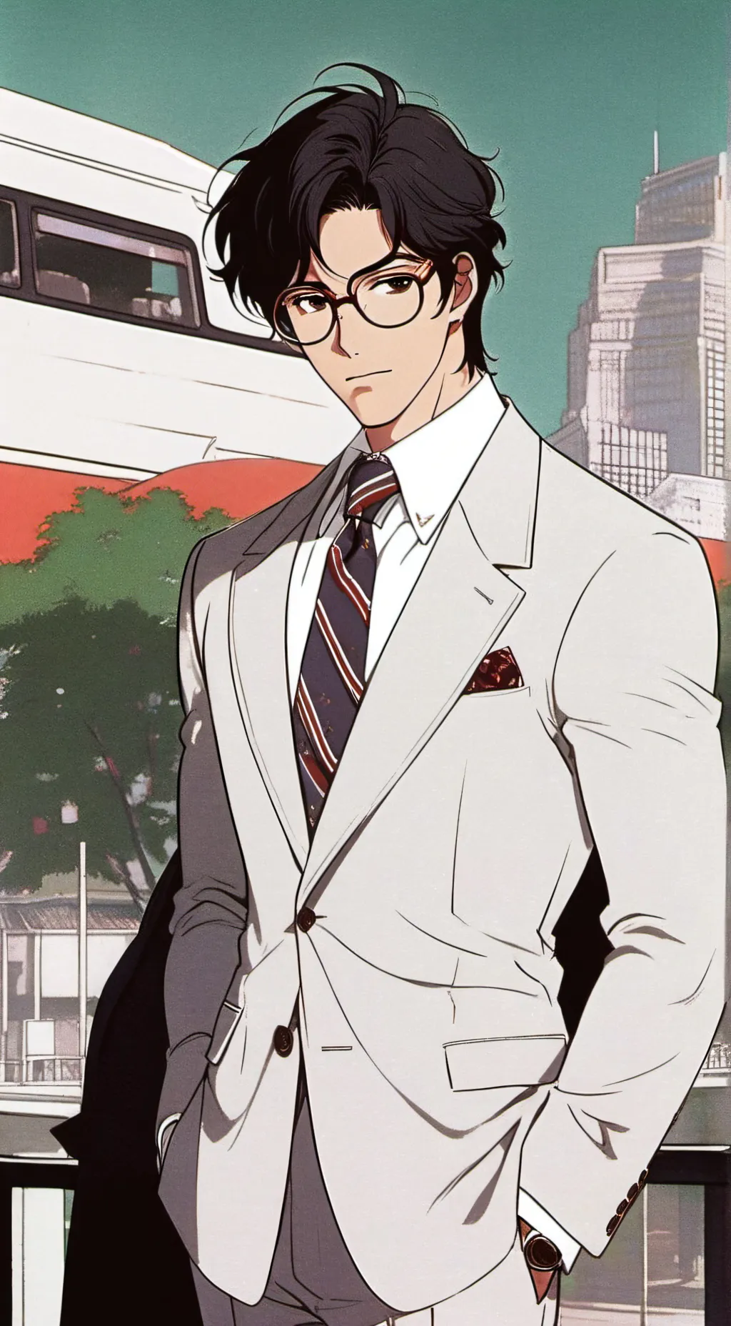 ai character: ~•°Min•°~ background