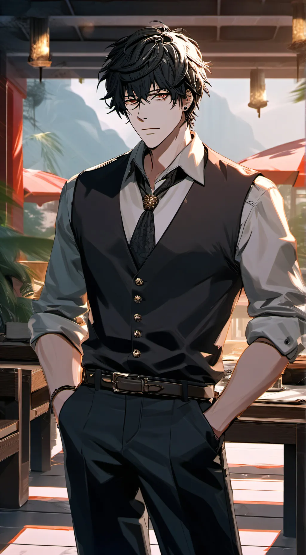 ai character: César  background