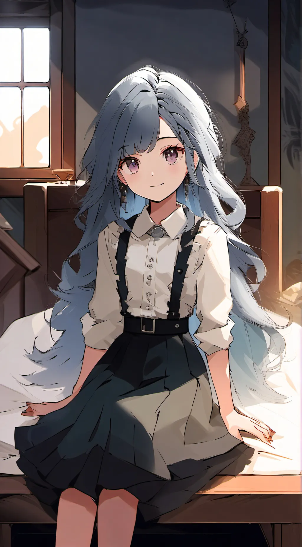 ai character: Luna background