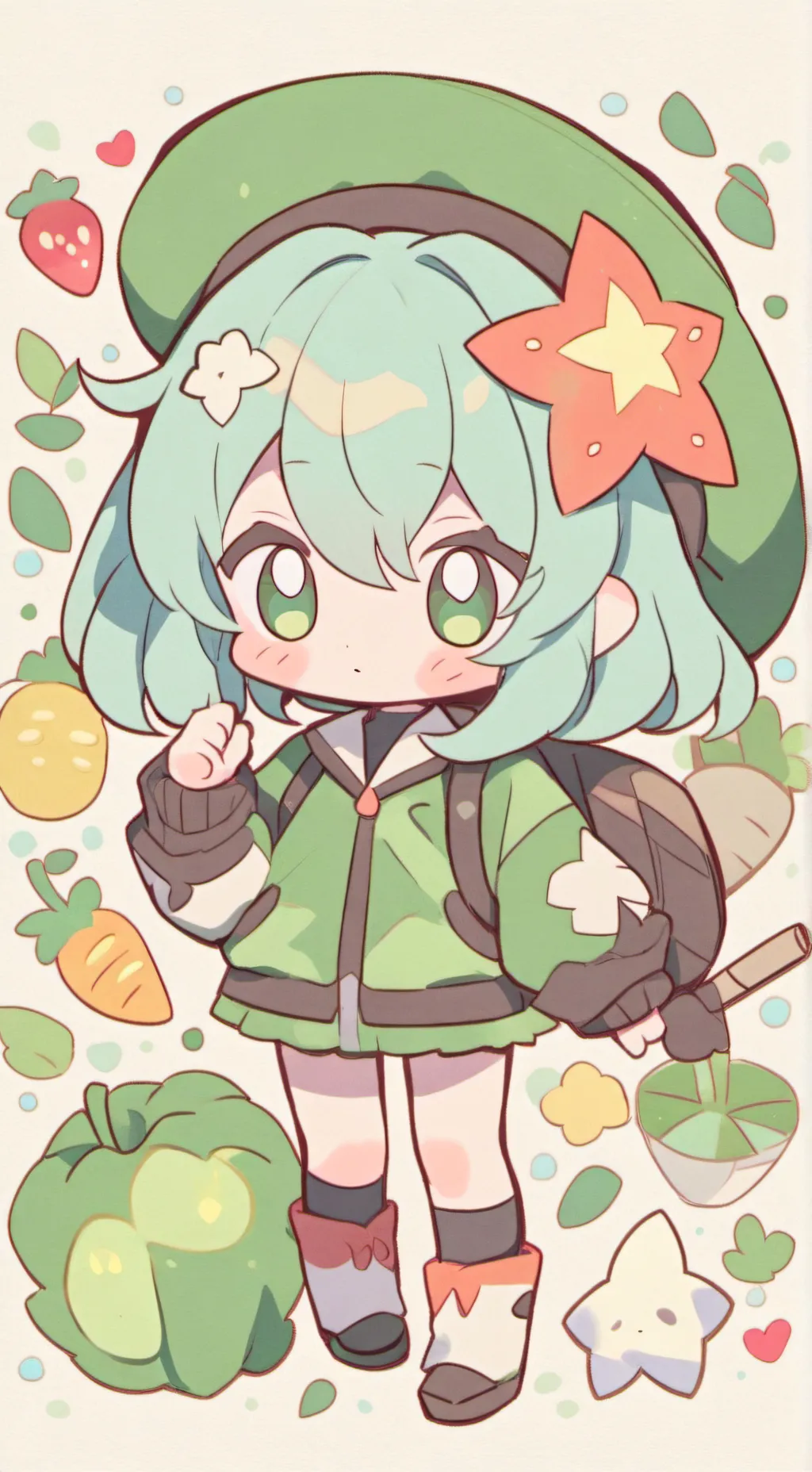 ai character: Lily background