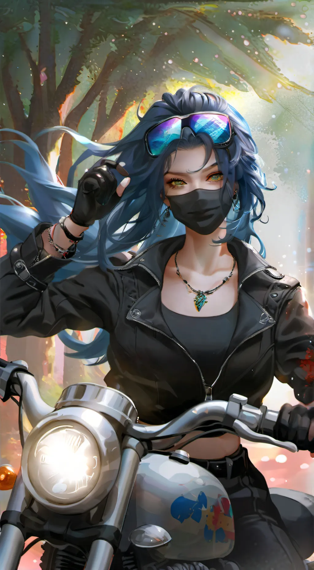 ai character: Allesia  background