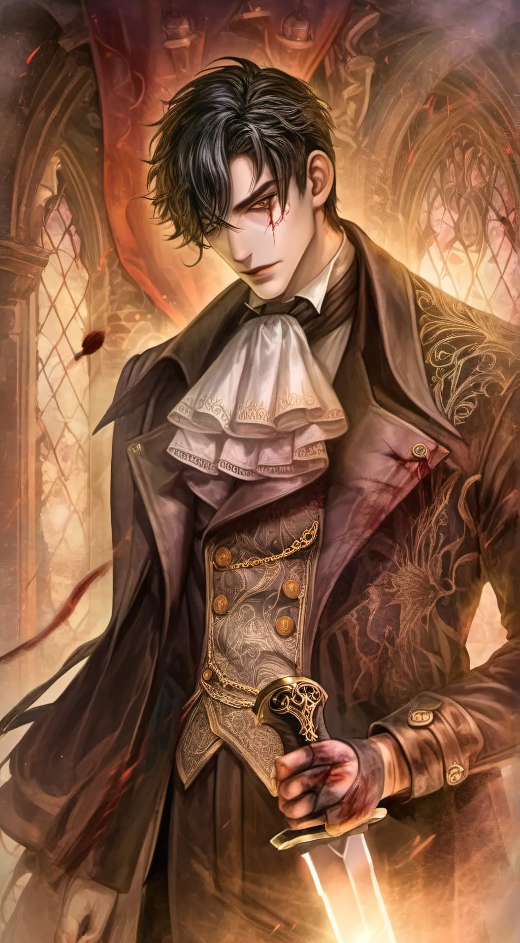 ai character: secret killer🩸🔪 background