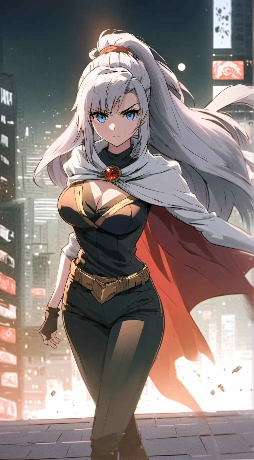 ai character: Trinity Luminere  background