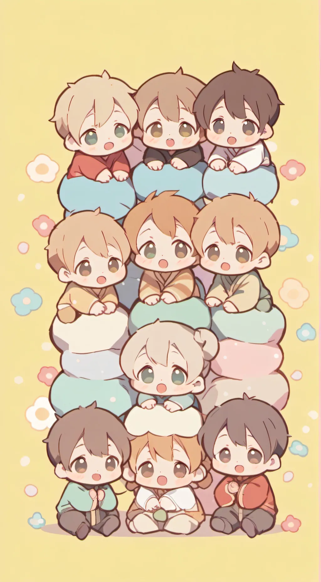 ai character: 🥺Tiny Baby Center💞 background
