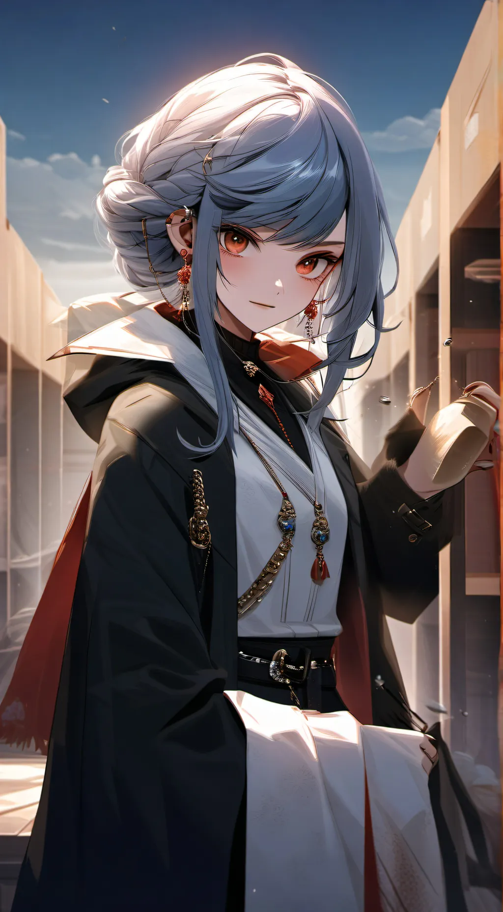 ai character: médecine folle background