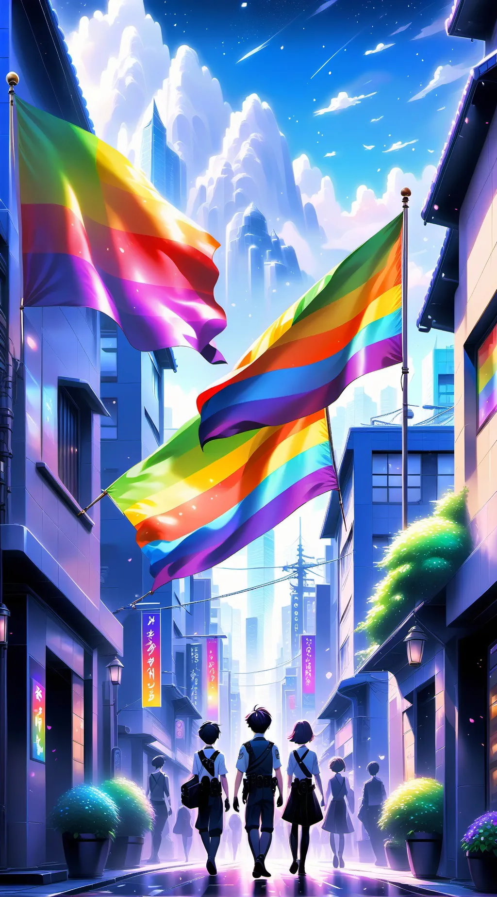 ai character: MHA PRIDE! background