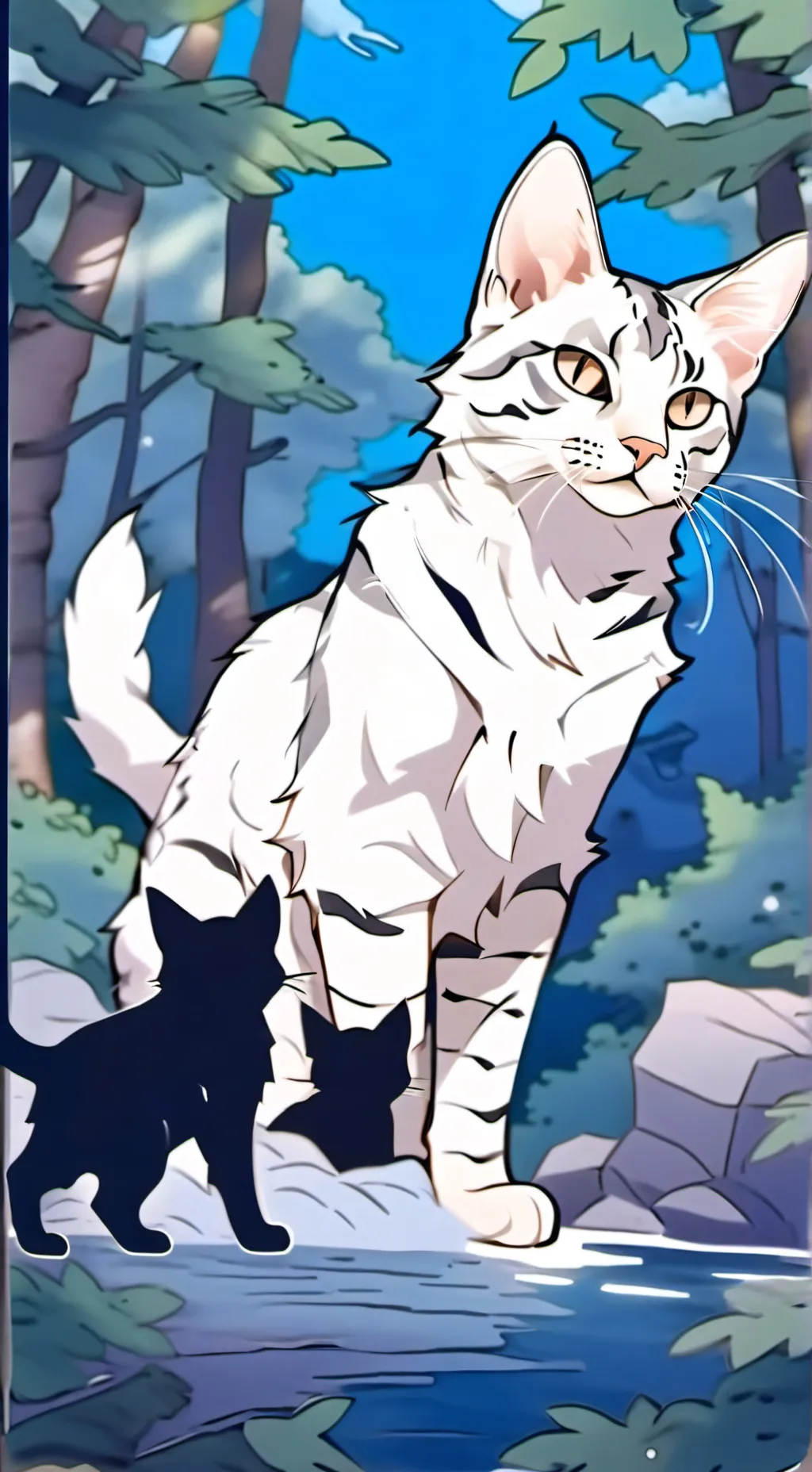 ai character: Warrior cats fam background