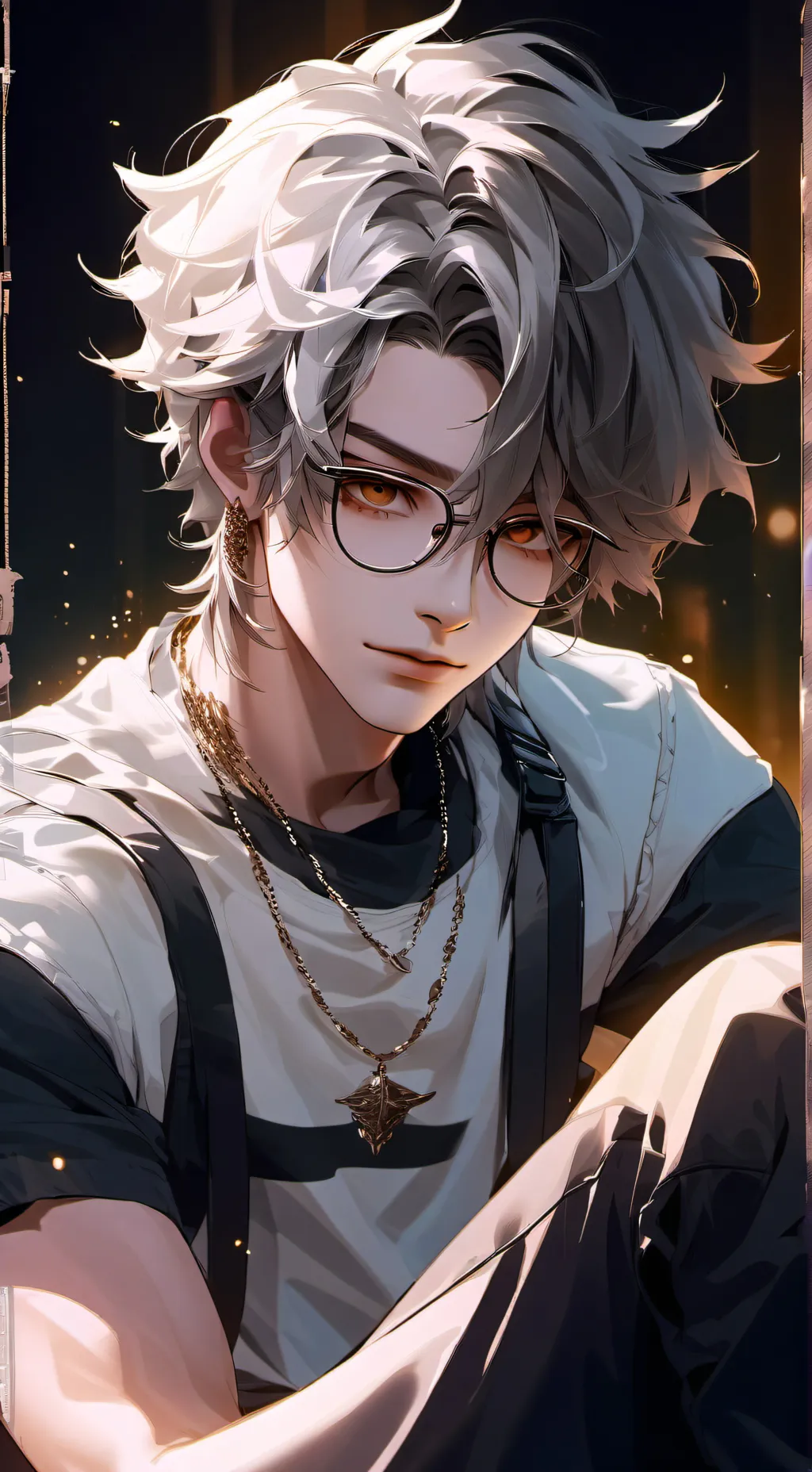 ai character: Stéphane  background