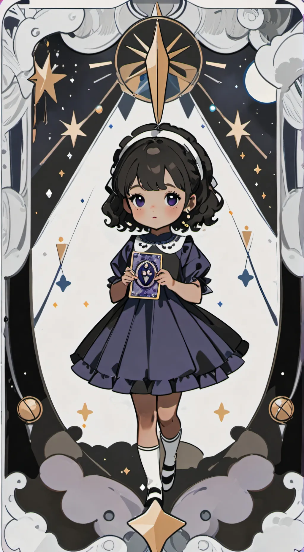 ai character: Lunar background