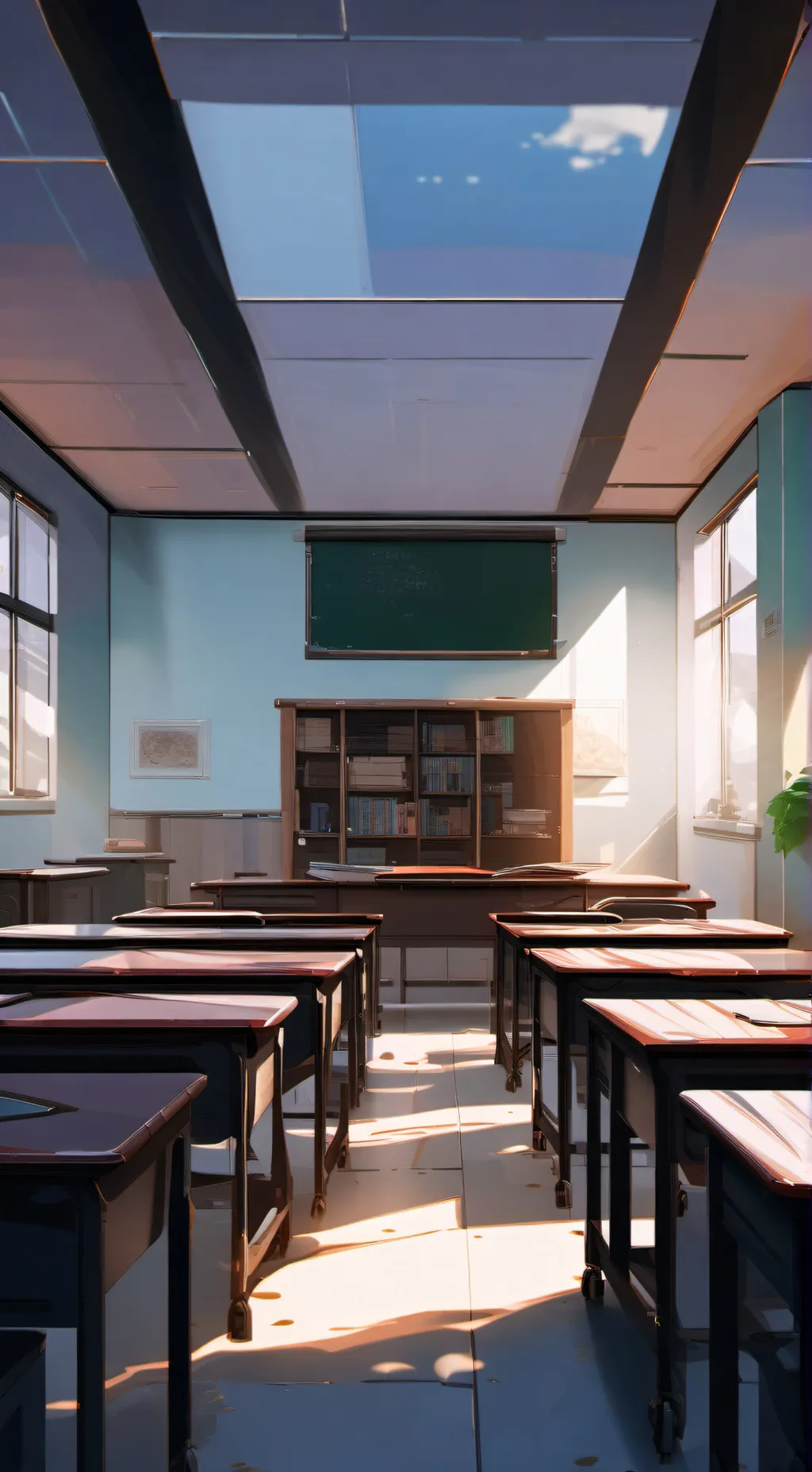 ai character: School background