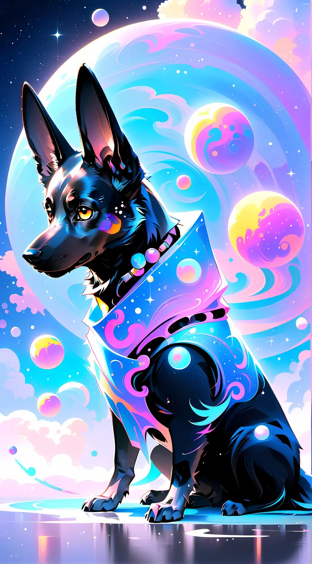 ai character: Collie background