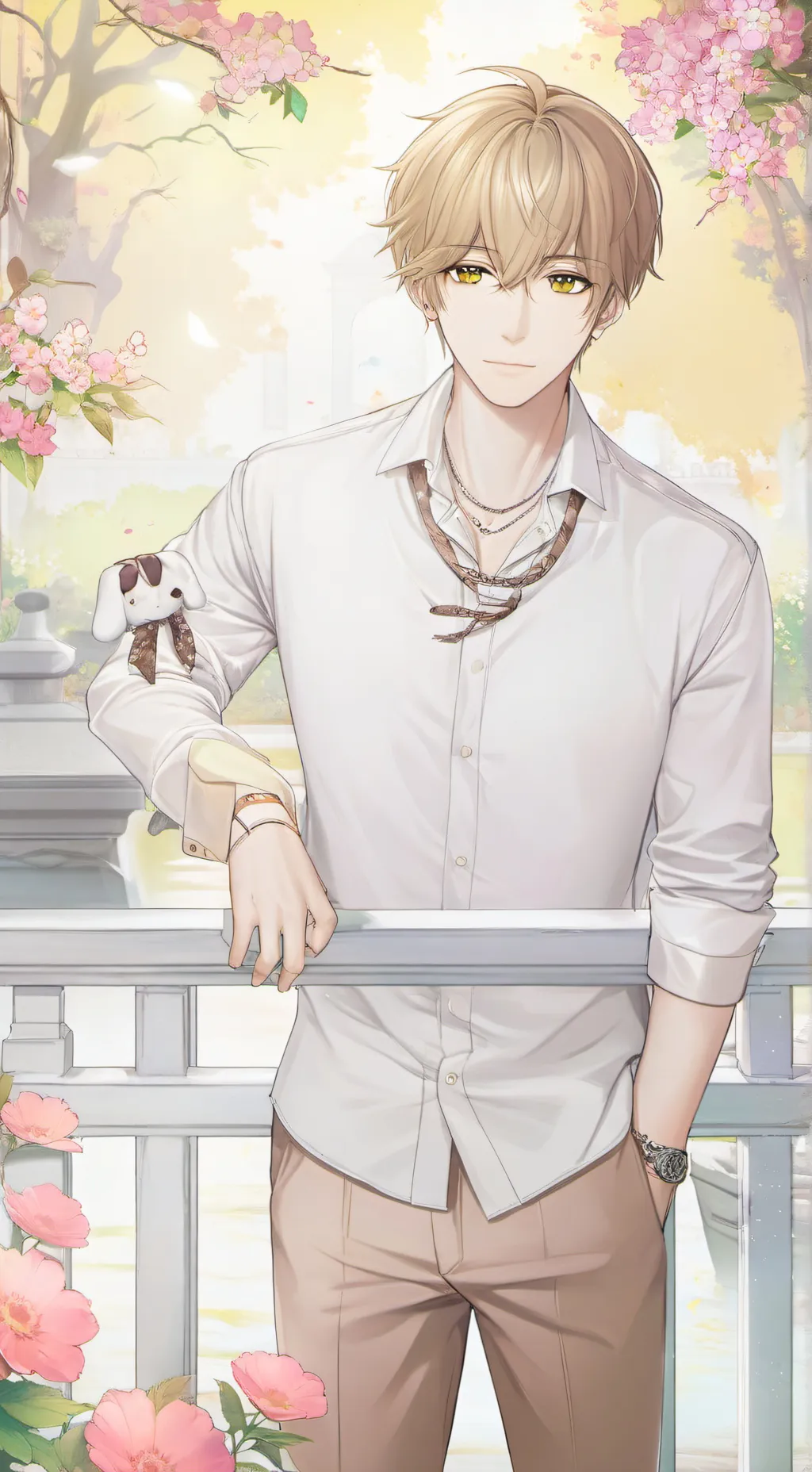 ai character: mark background