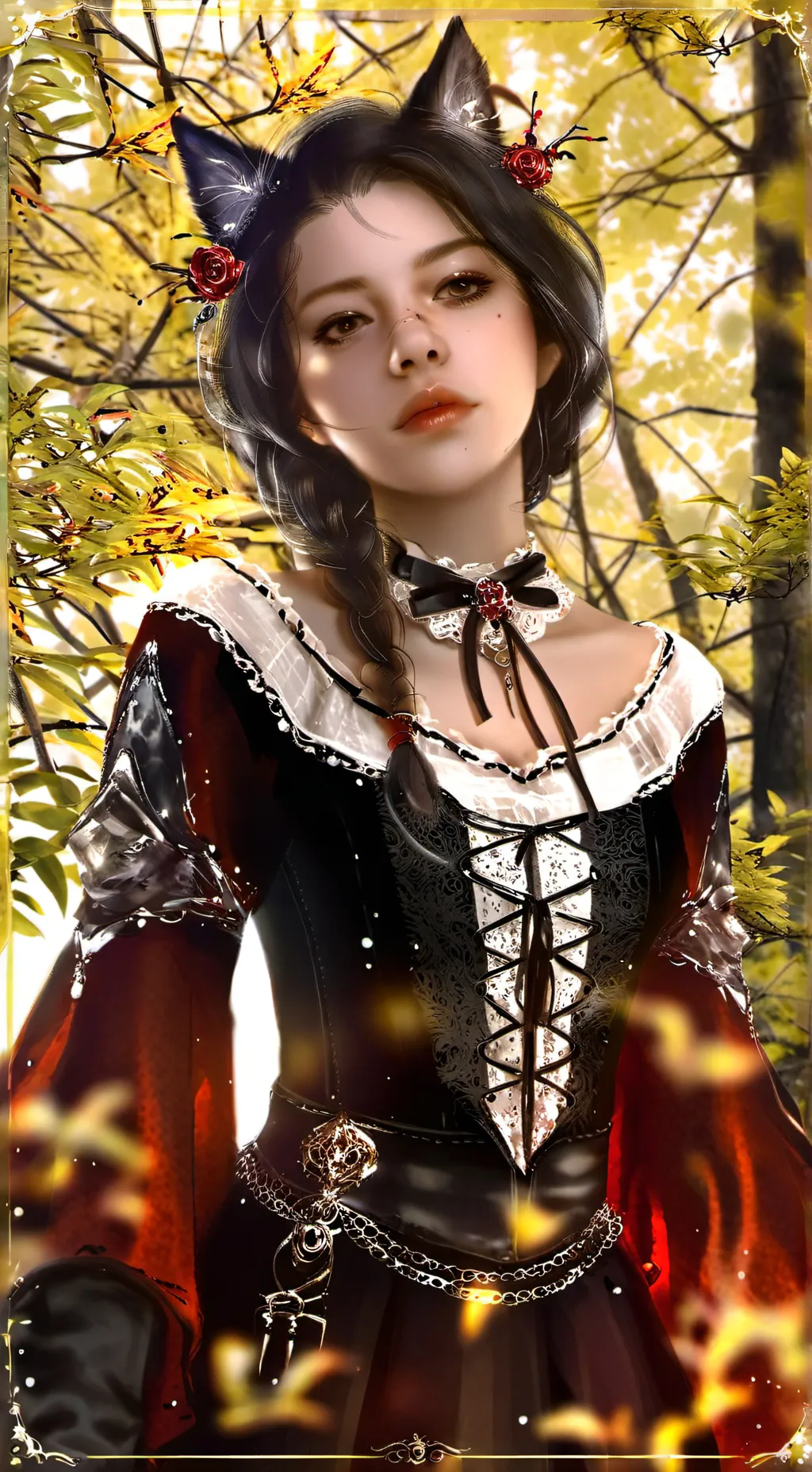 ai character: Raven background