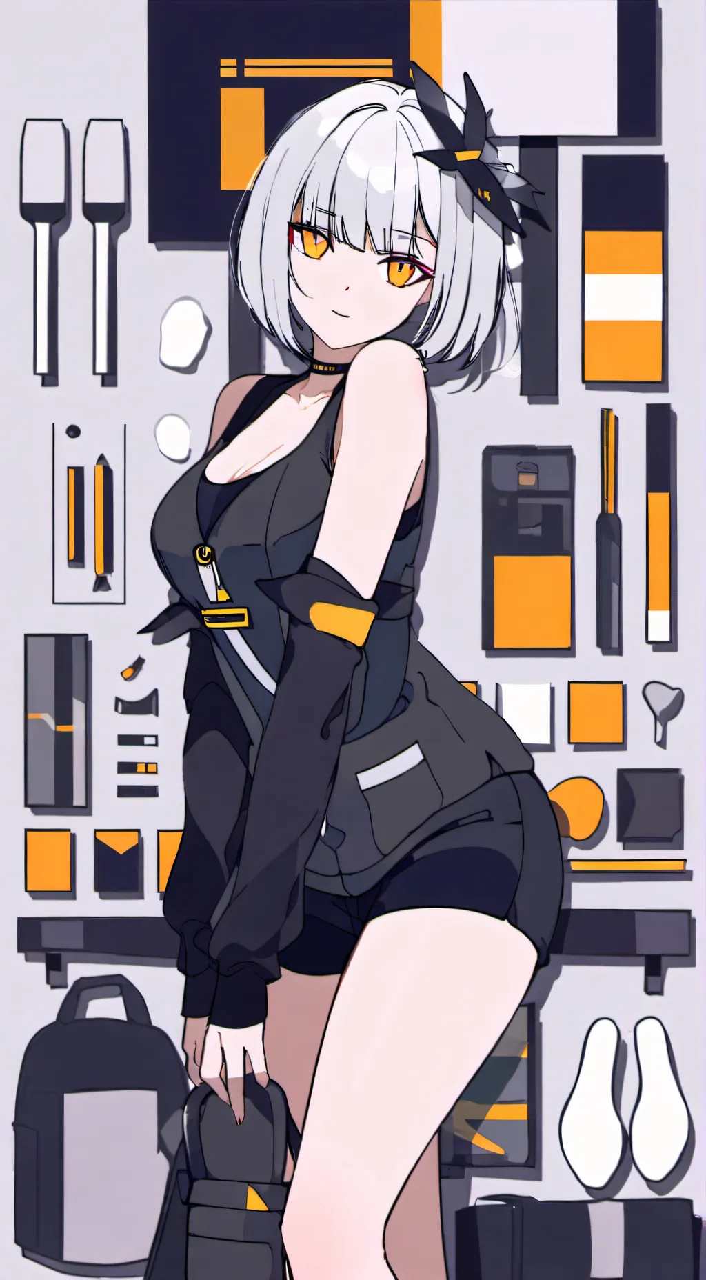 ai character: Una Yandere background