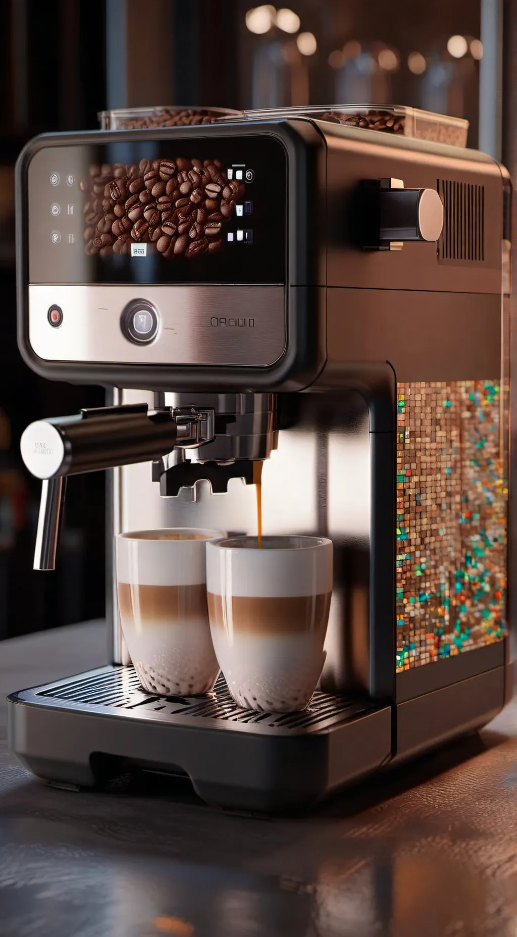 ai character: Cafèna background