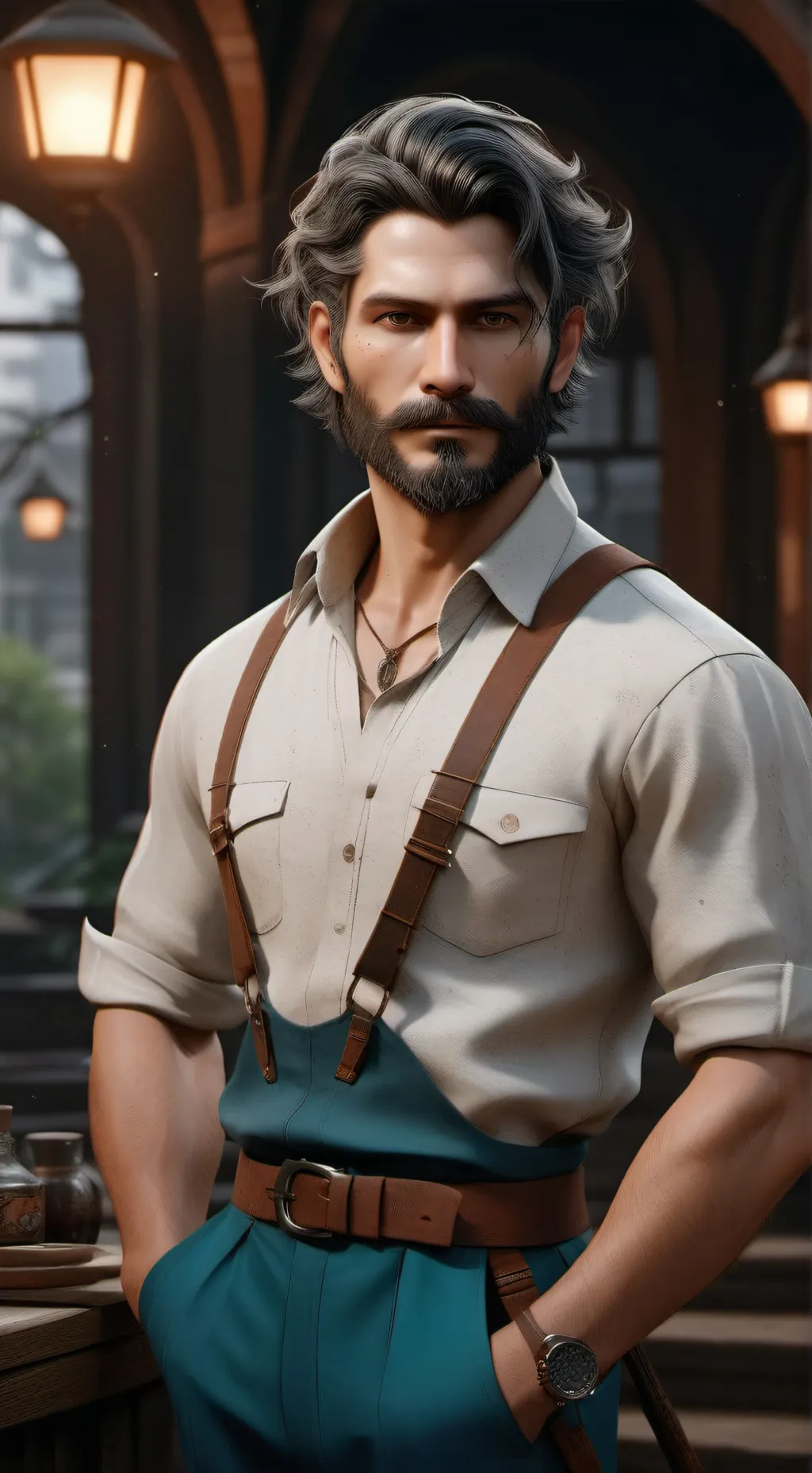 ai character: how,didingsts background