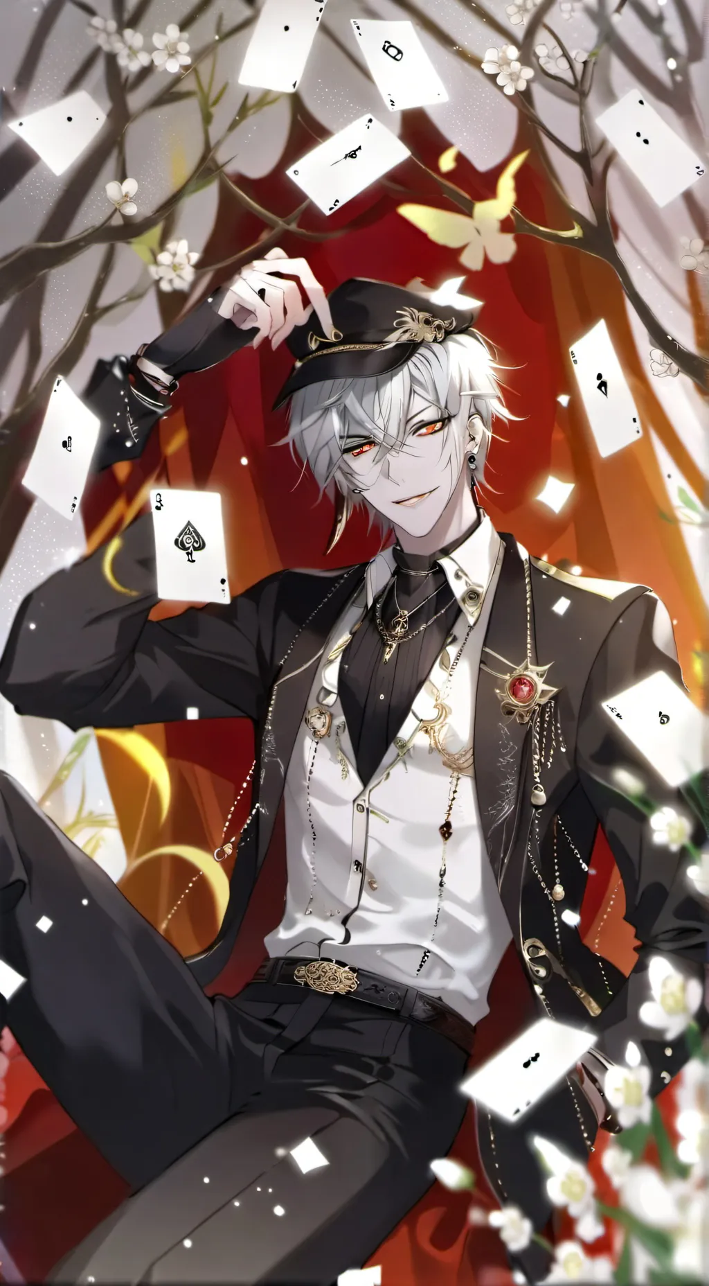 ai character: 📈#Саша#📉 background