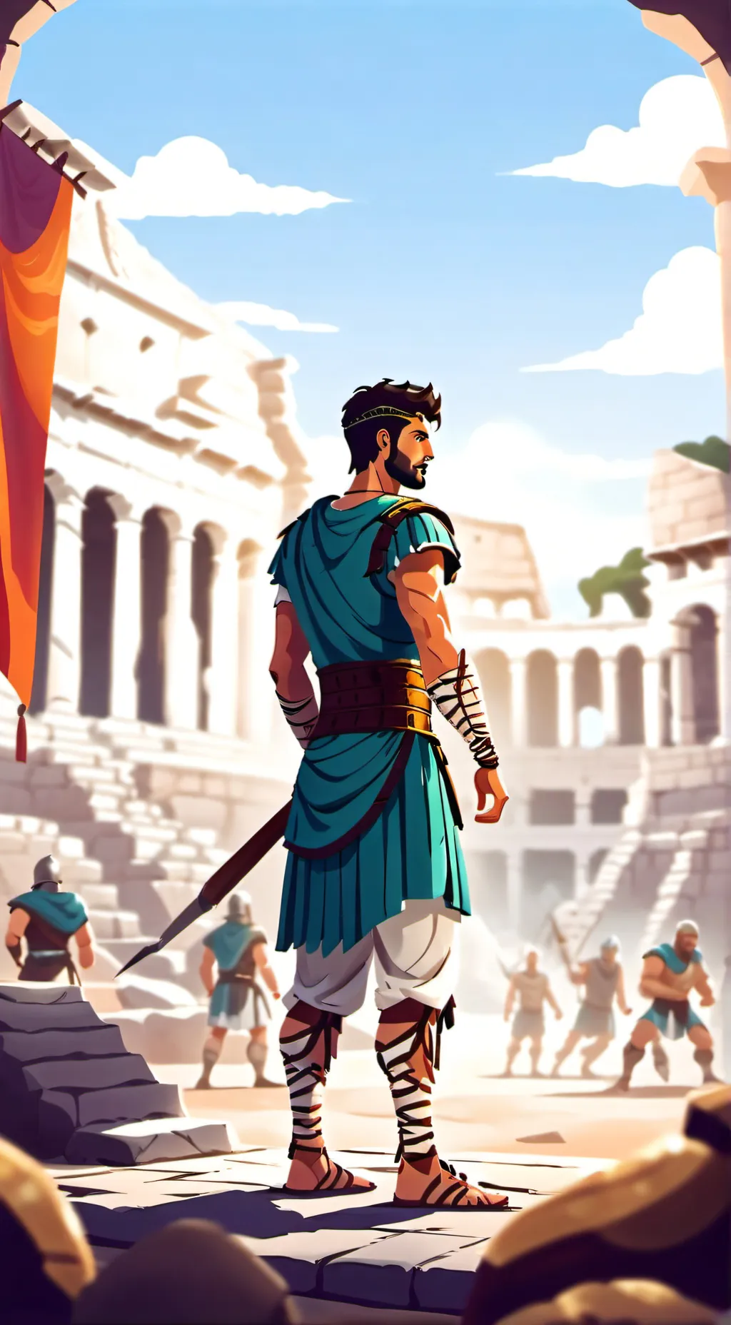 ai character: Románo Tycoon  background