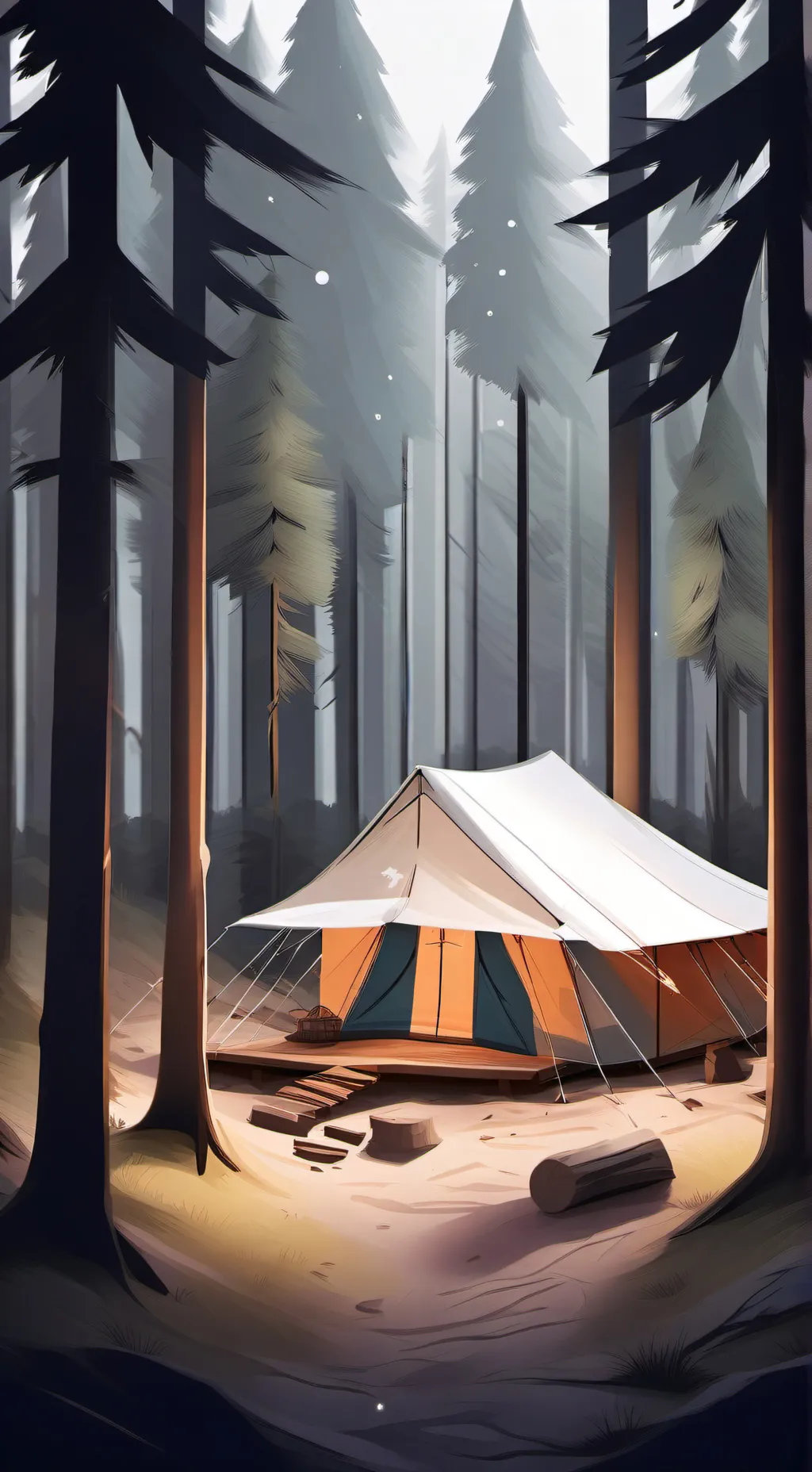 ai character: COD Summer Camp background