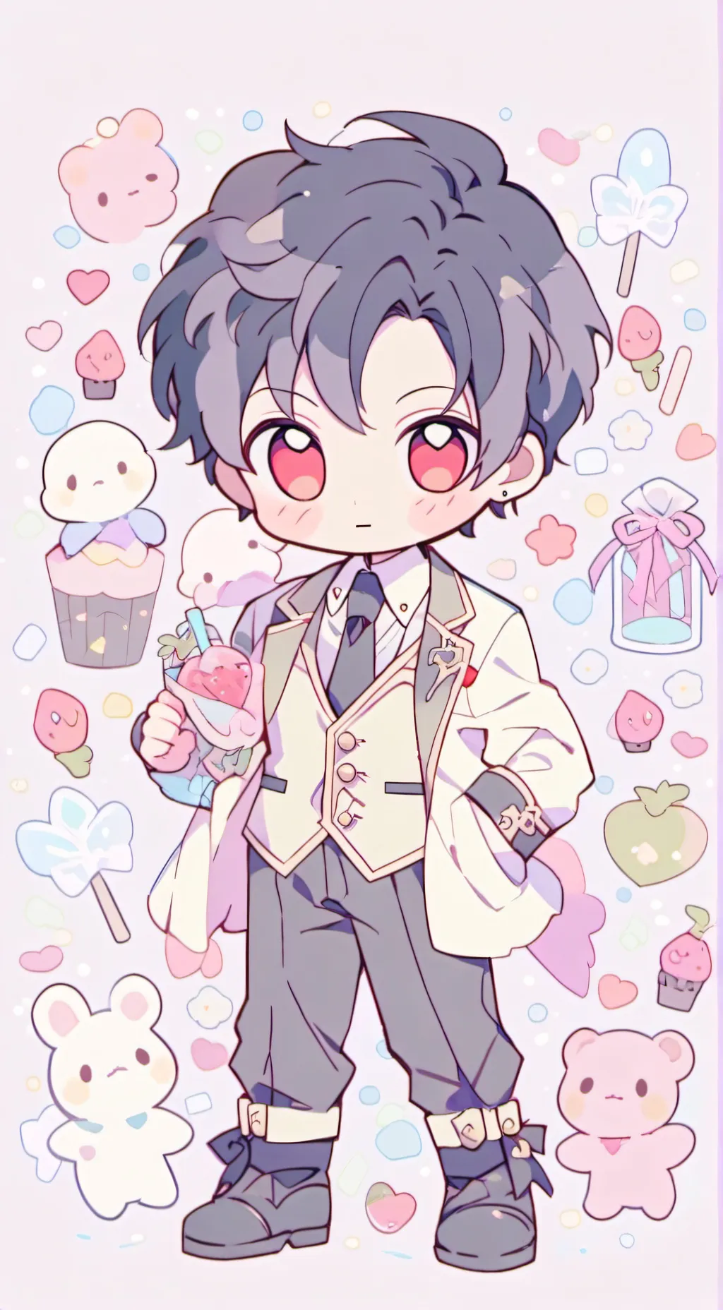 ai character: Kim seonwoo sunoo background