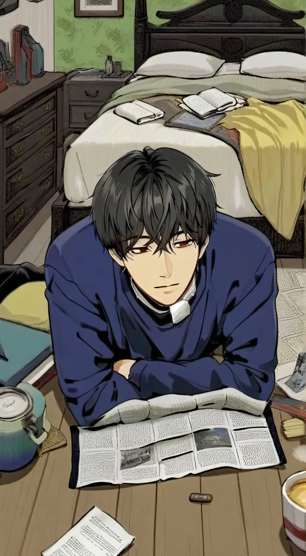 ai character: Rei background