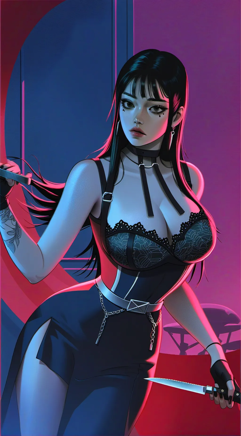 ai character: Rose background