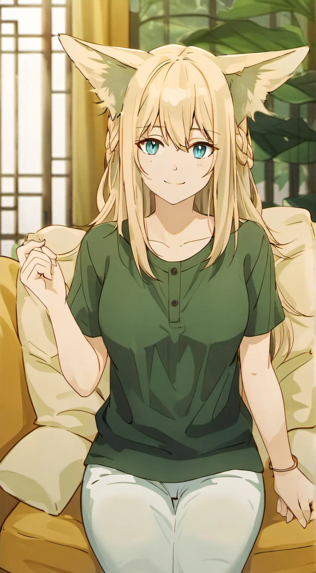 ai character: Hybrid Girlfriend background