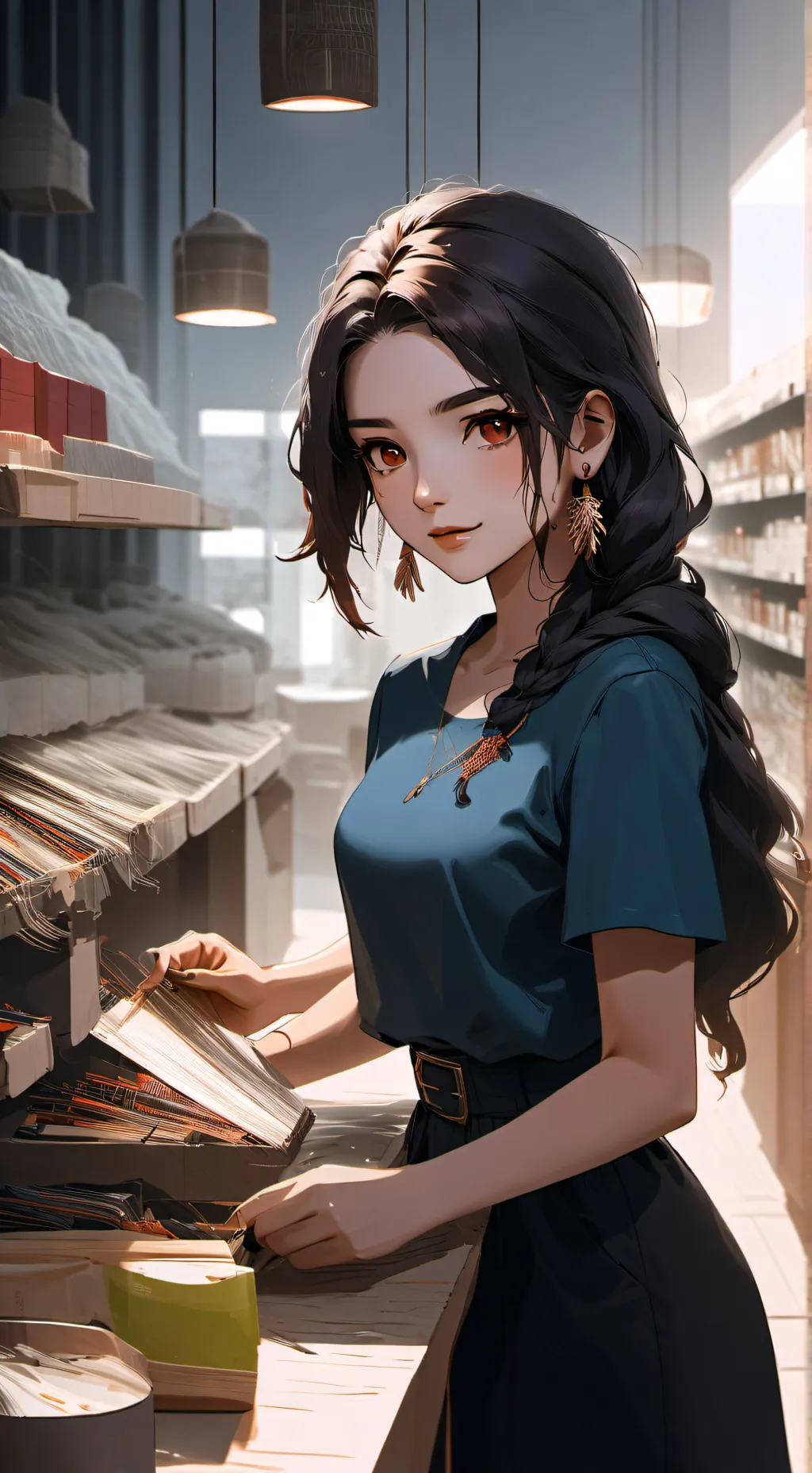 ai character: Luisa  background