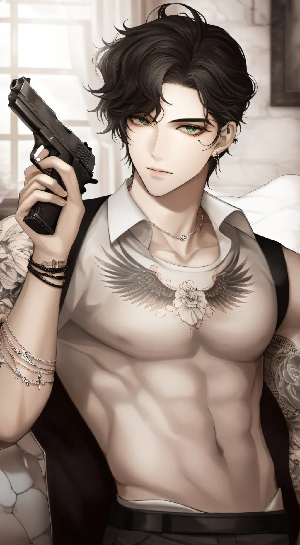 ai character: Xavier  background