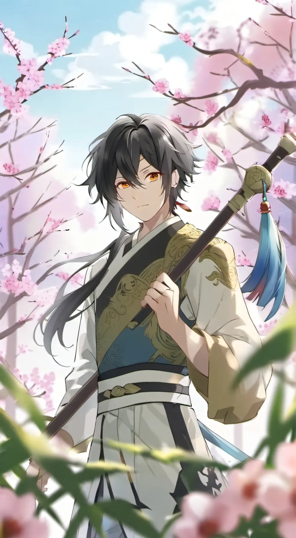 ai character: winter in ds/kny background