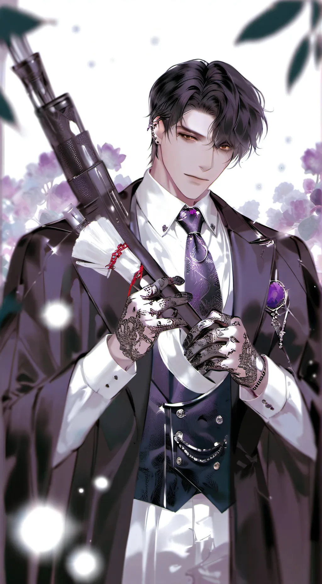 ai character: ~Double Fedora~ background