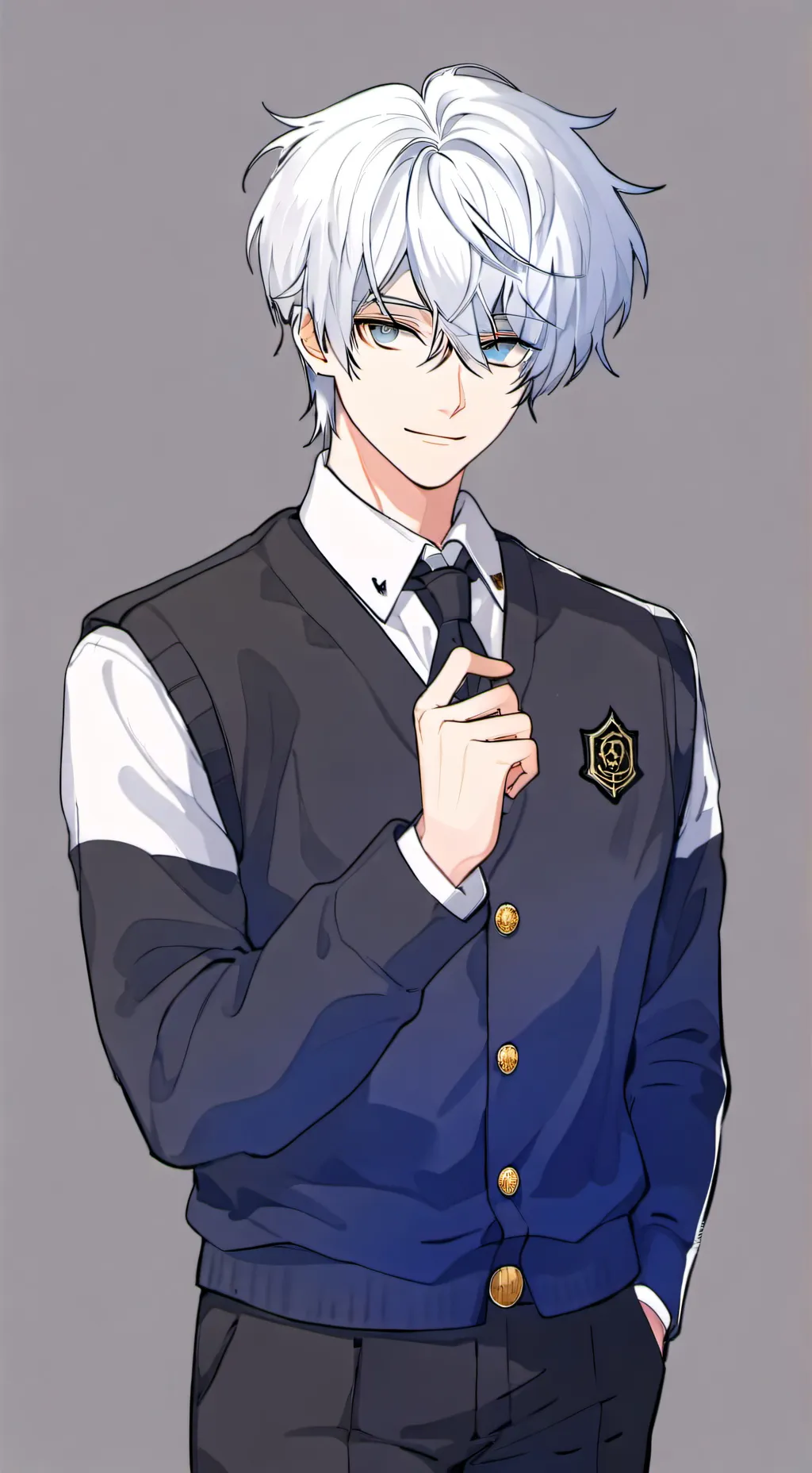 ai character: *.•💙Leo❄️•.* background