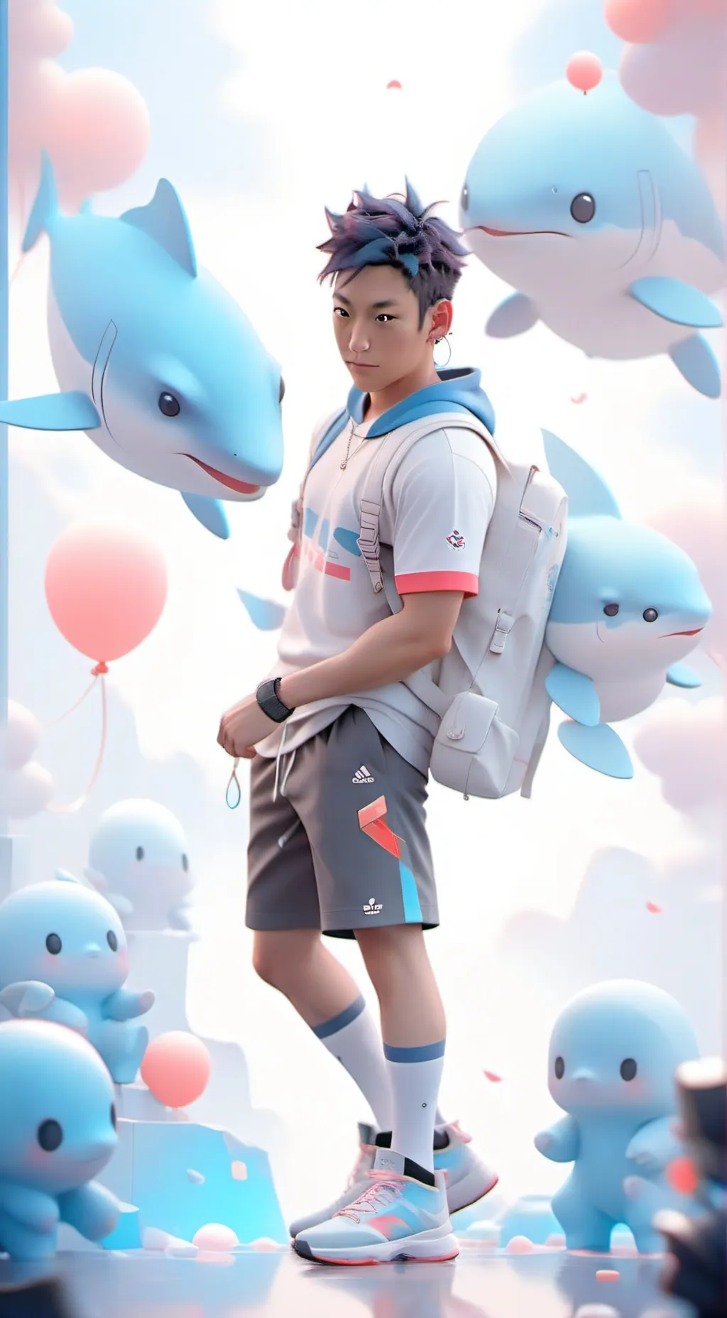 ai character: THANOS  background