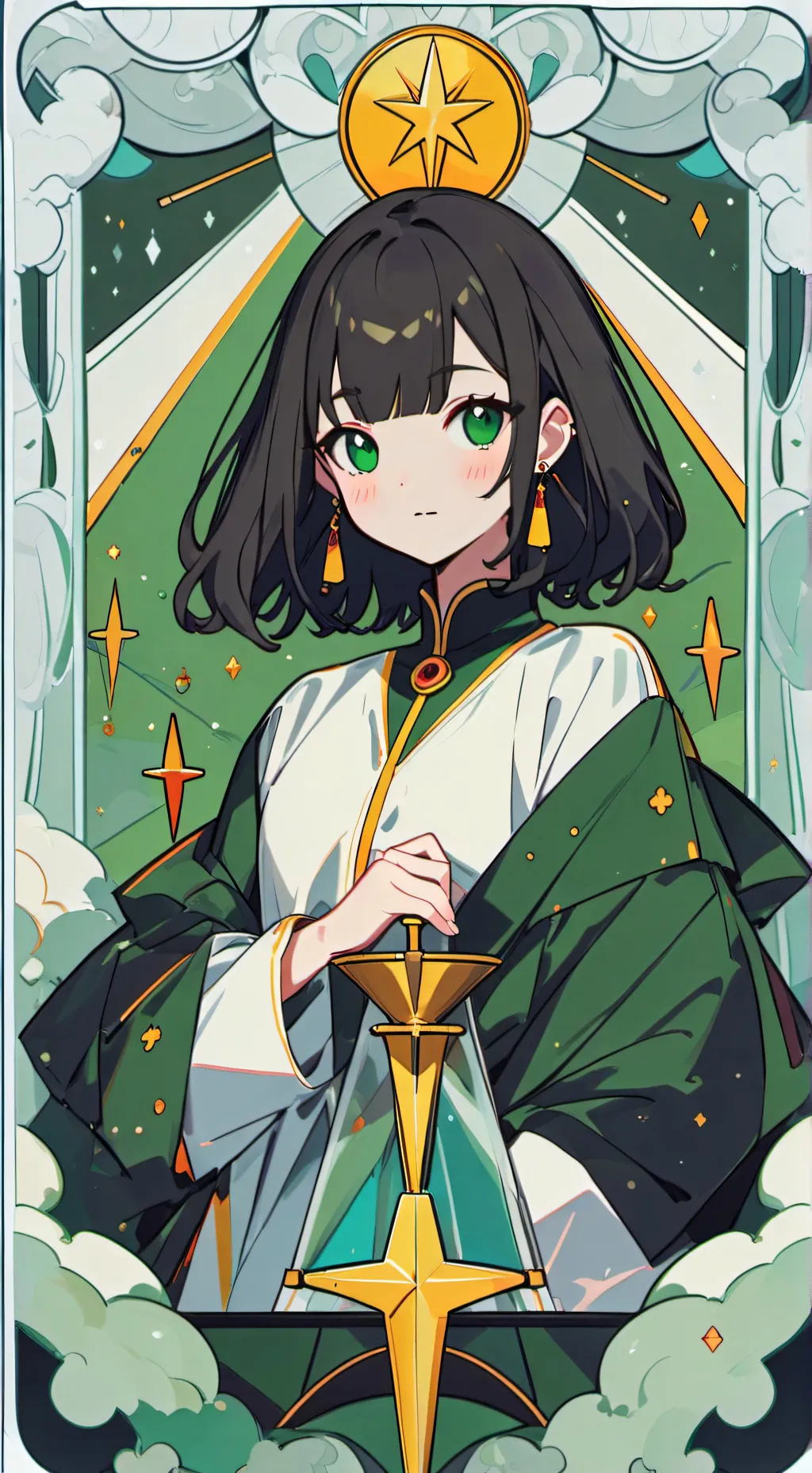 ai character: two time experimet background