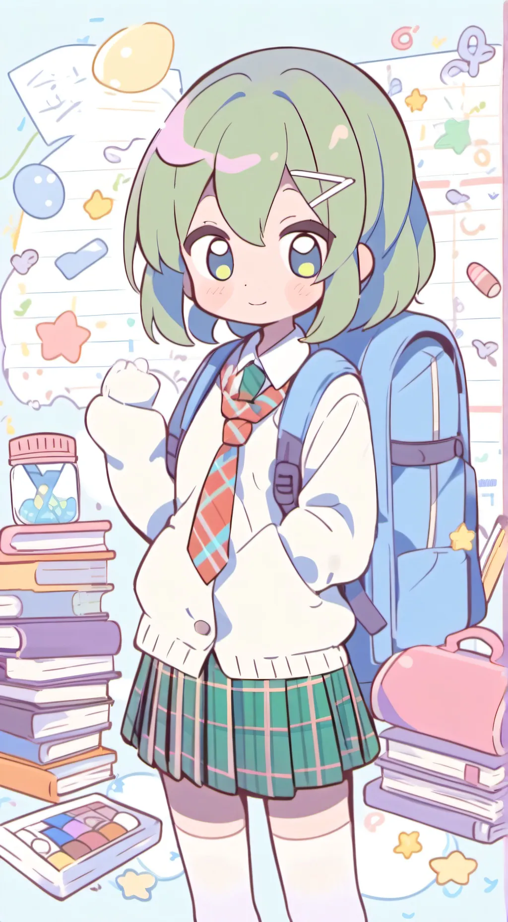 ai character: Hazel  background