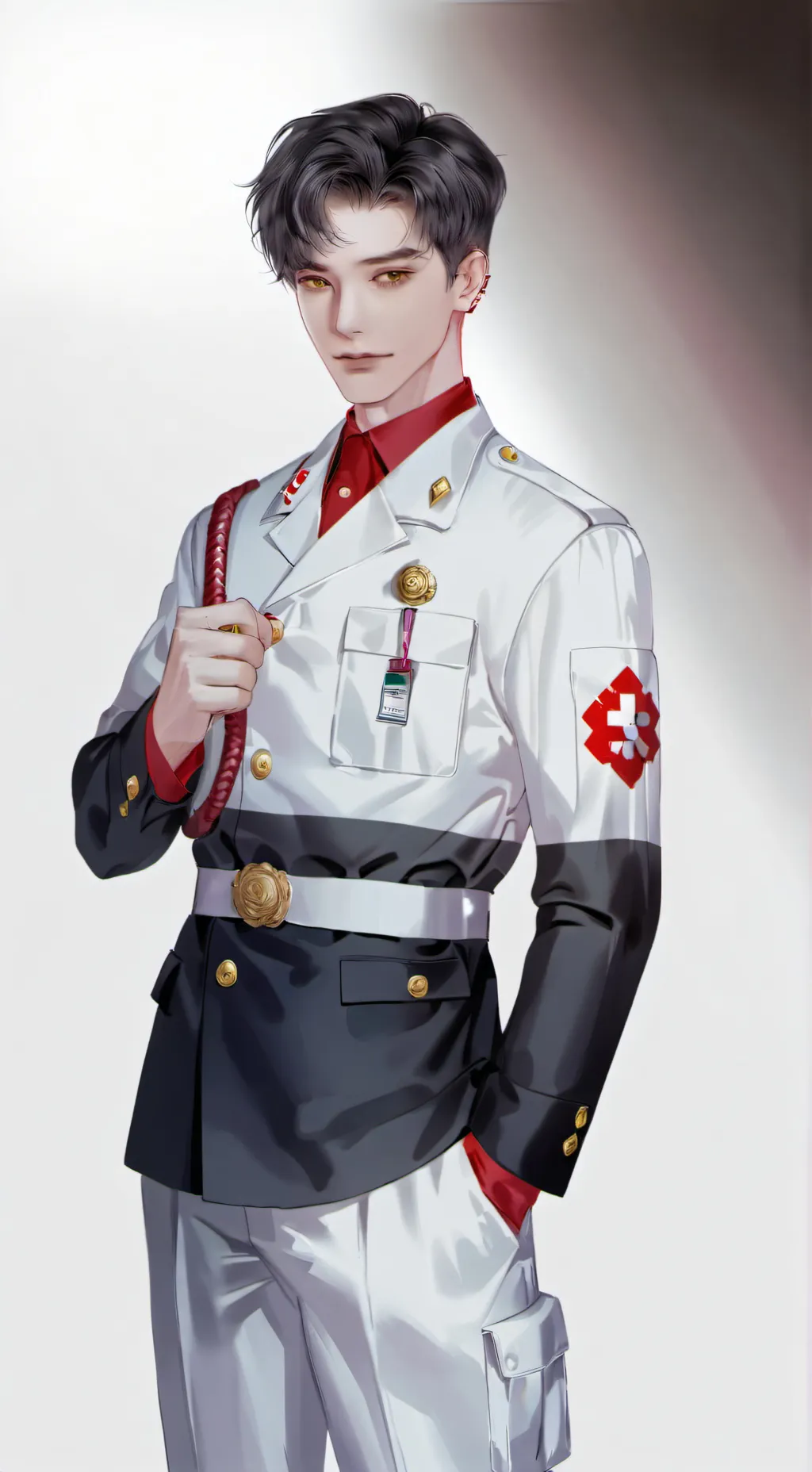 ai character: ambulance driver  background