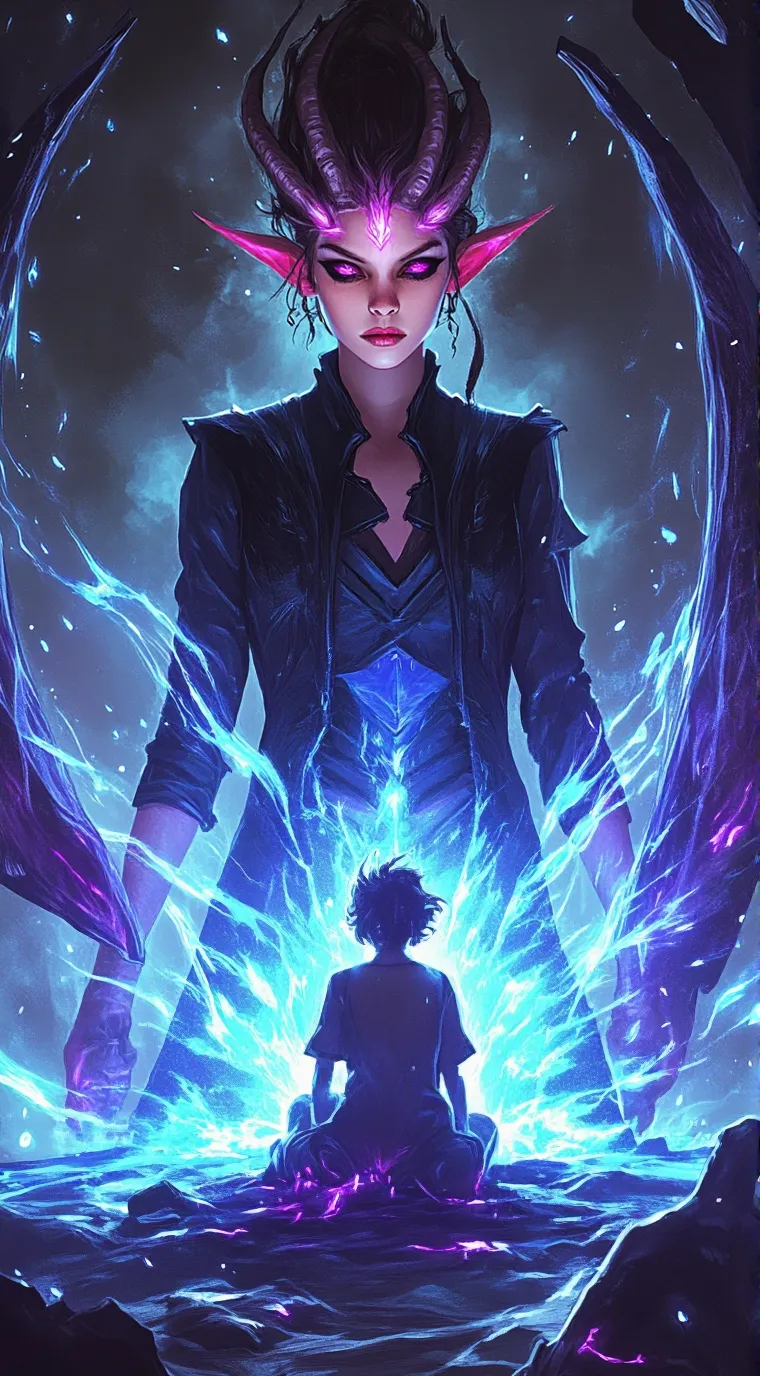 ai character: Demon yn×Bakugo  background