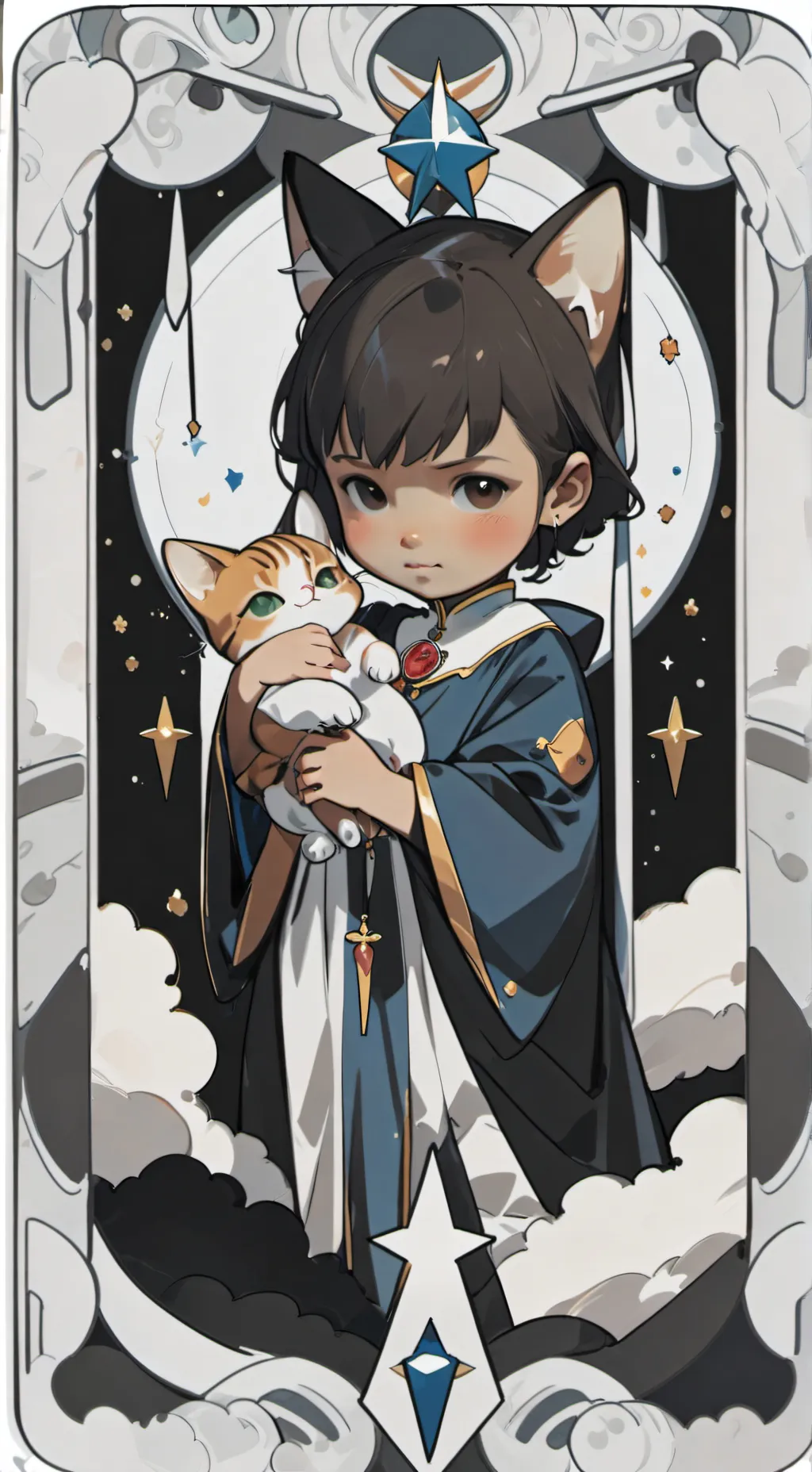 ai character: BB neko background