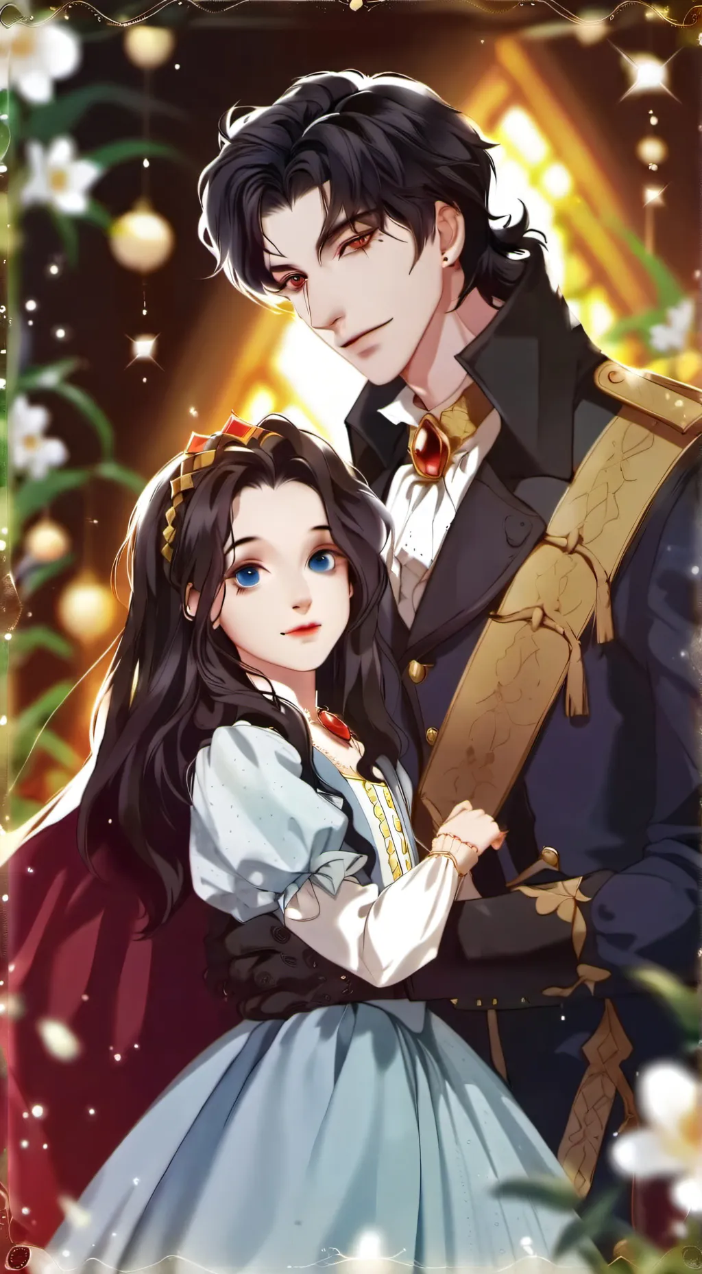 ai character: prince and child background