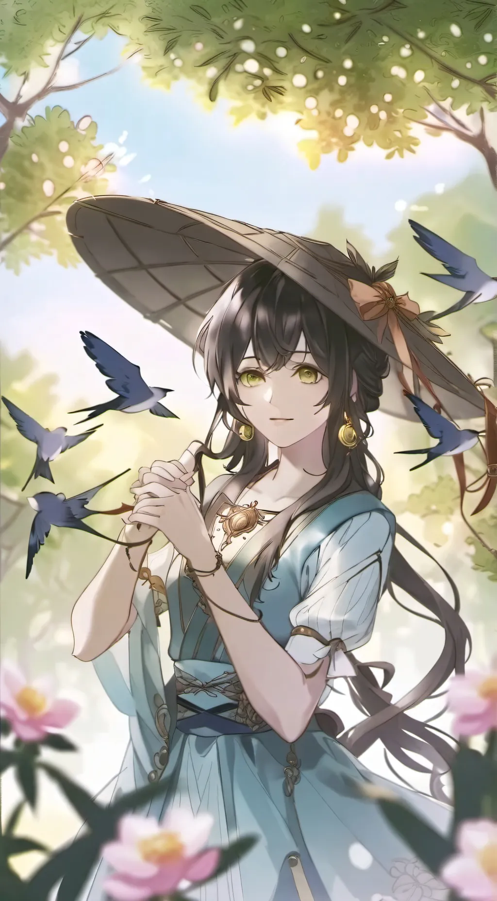 ai character: love charmgood end background