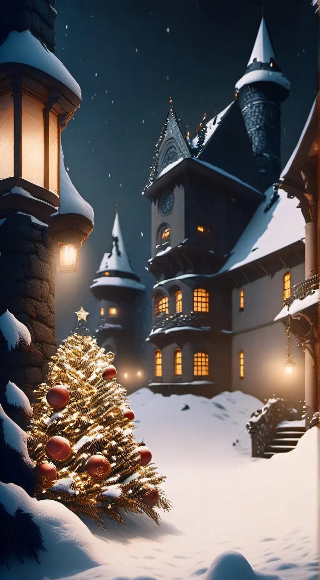 ai character: Marauders night. background