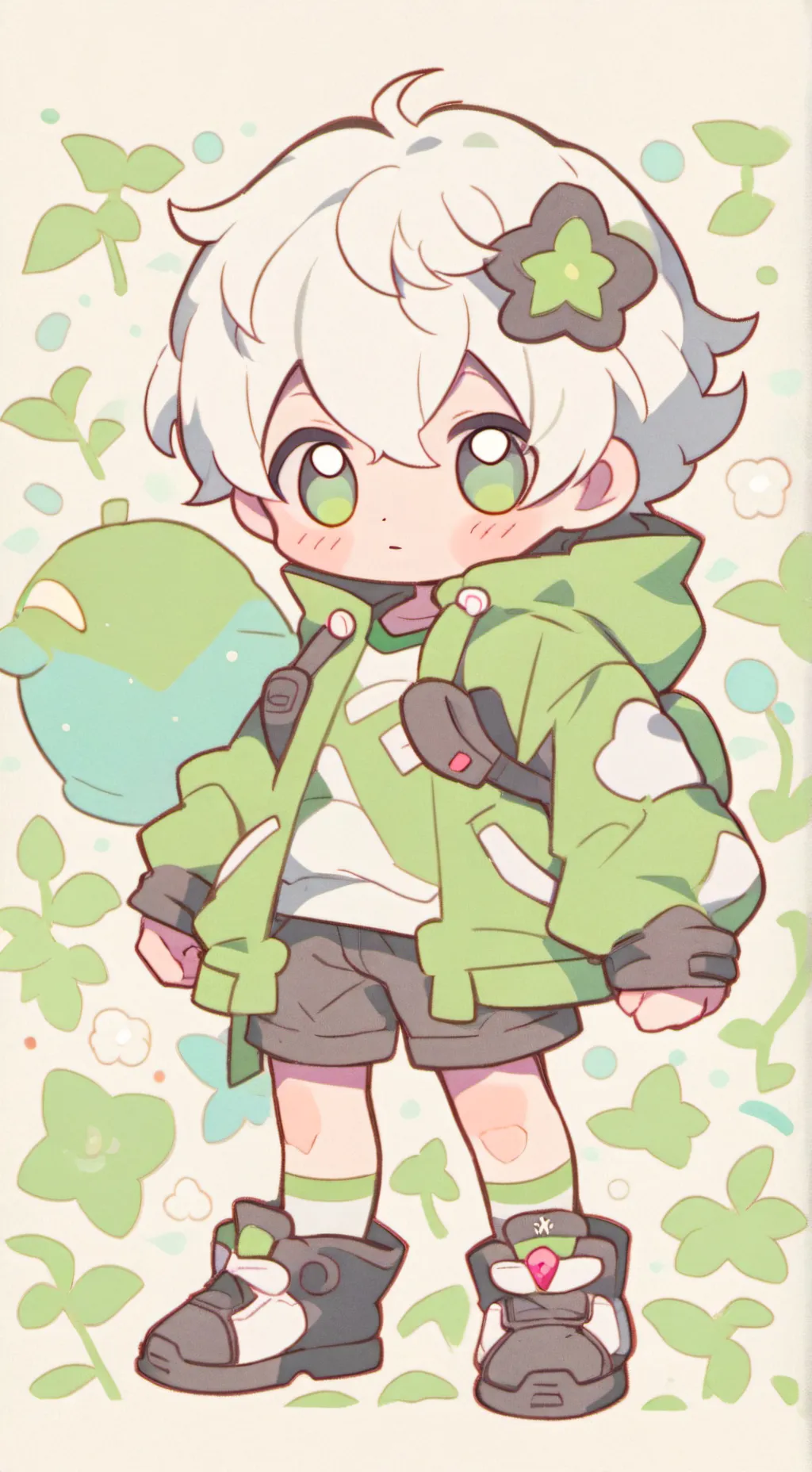 ai character: battle through background