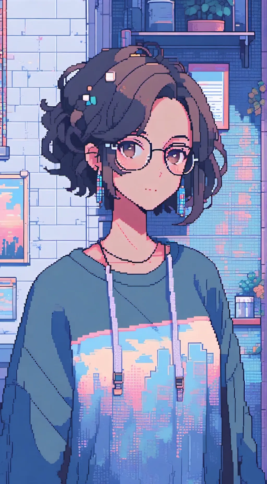 ai character: Aurora background