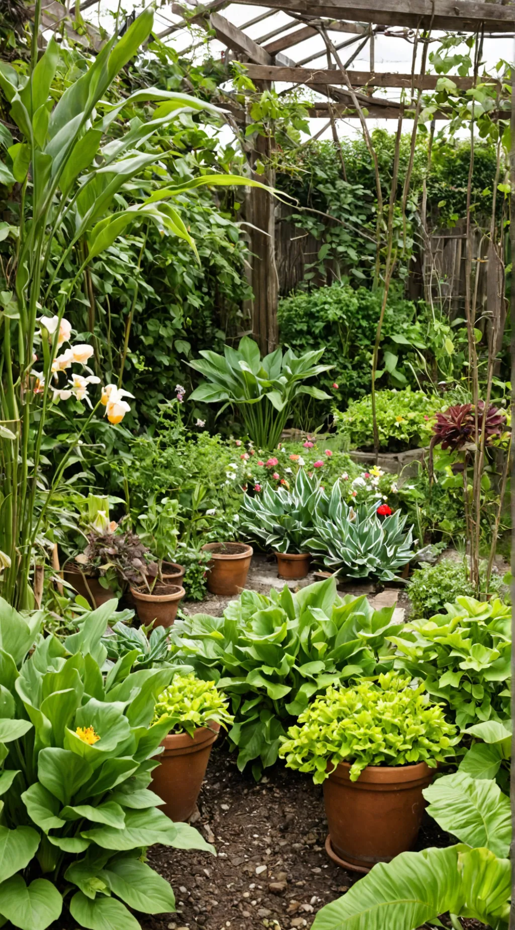 ai character: Gag-grow a garden background