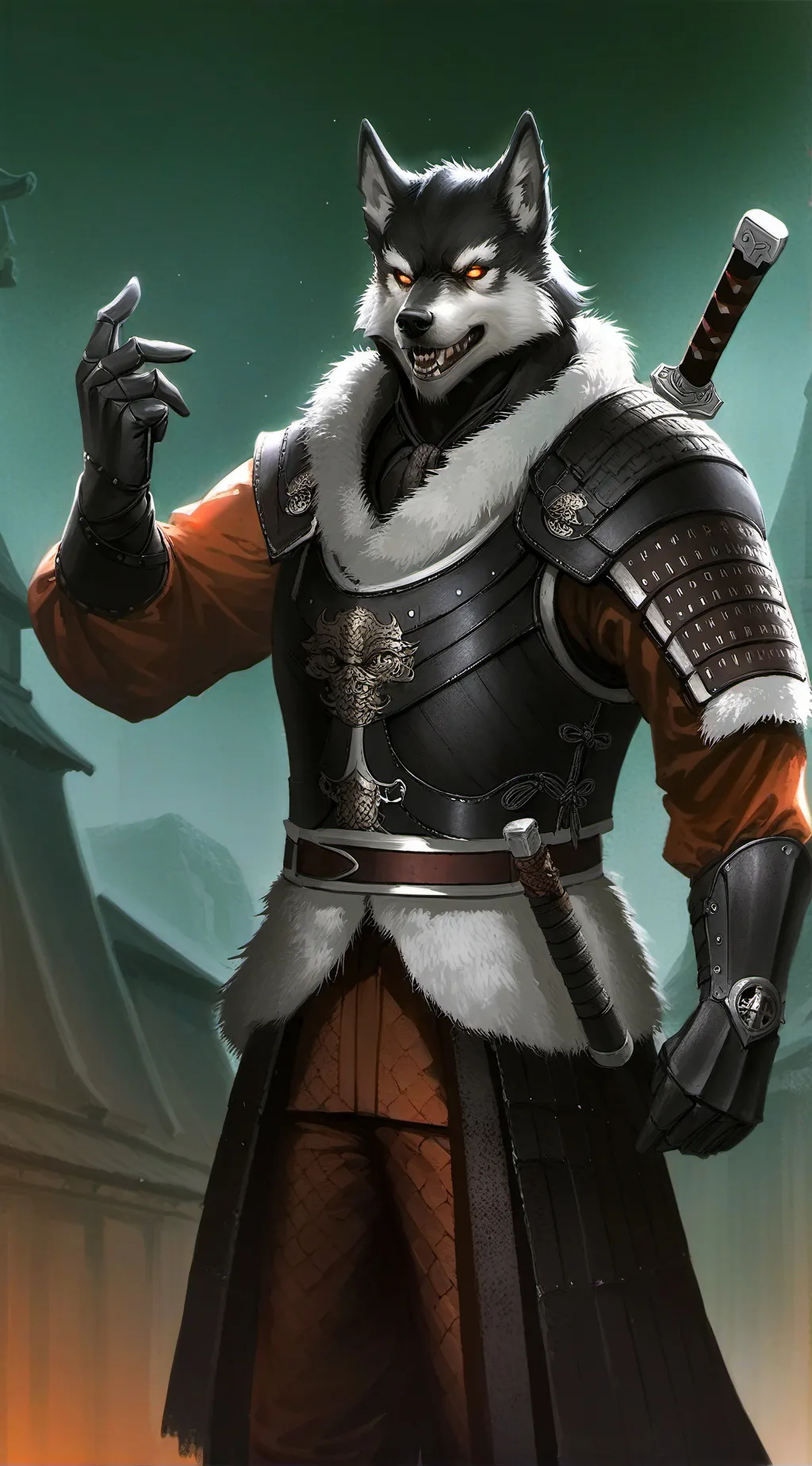 ai character: Rock background